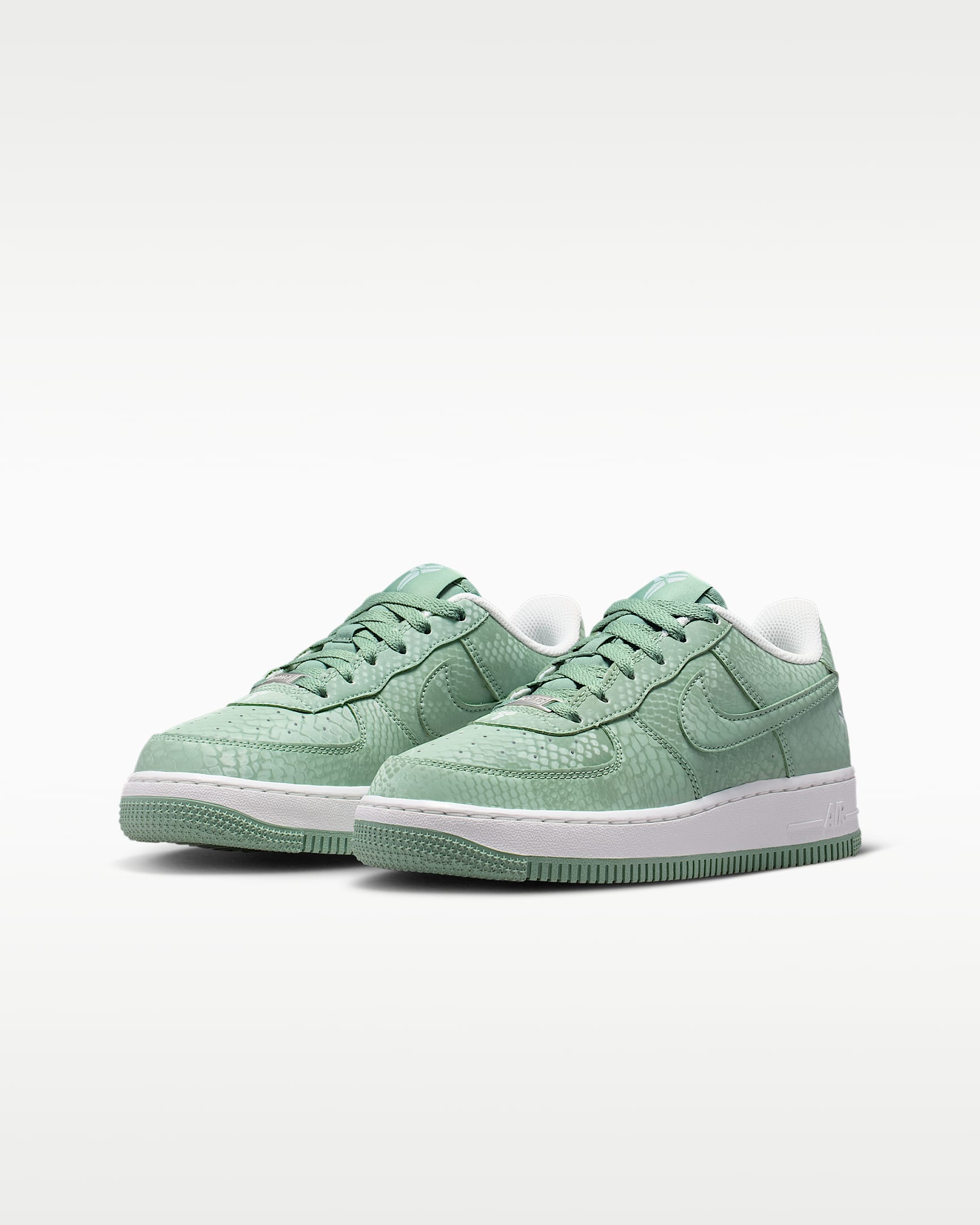 Nike Air Force 1 Low Big Kids' Shoes - Steam/Summit White