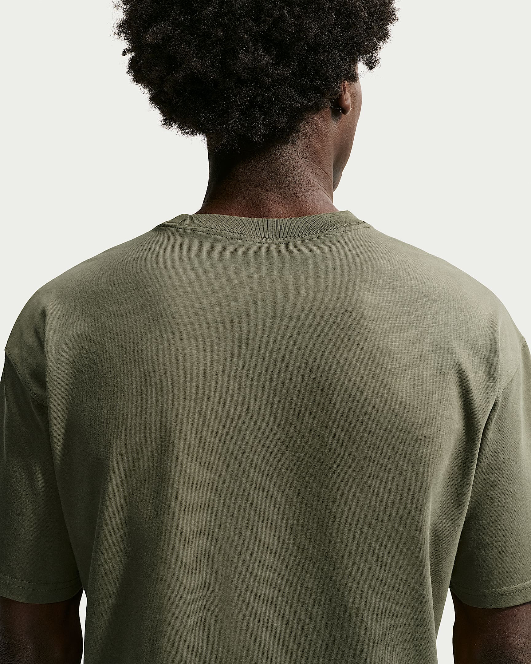 Nike Standard Issue Dri-FIT basketbal T-shirt voor heren - Medium Olive/Pale Ivory