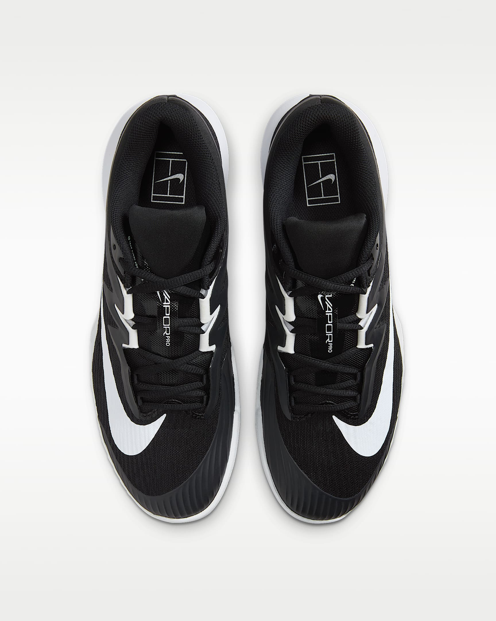 Nike Vapor Pro 3 Men's Hard Court Tennis Shoes - Black/White