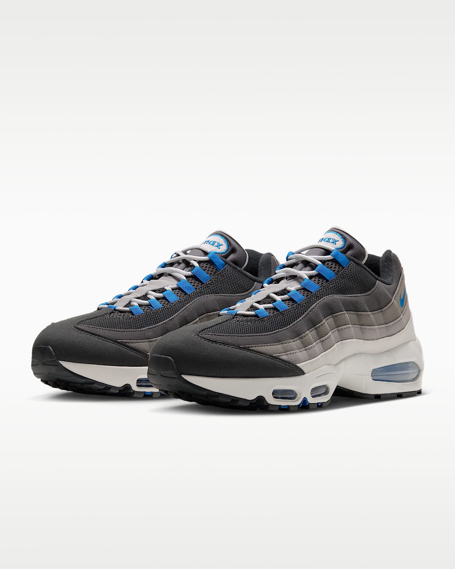Nike Air Max 95 Big Bubble Premium Men's Shoes - Anthracite/Light Graphite/Light Charcoal/Blue Spark