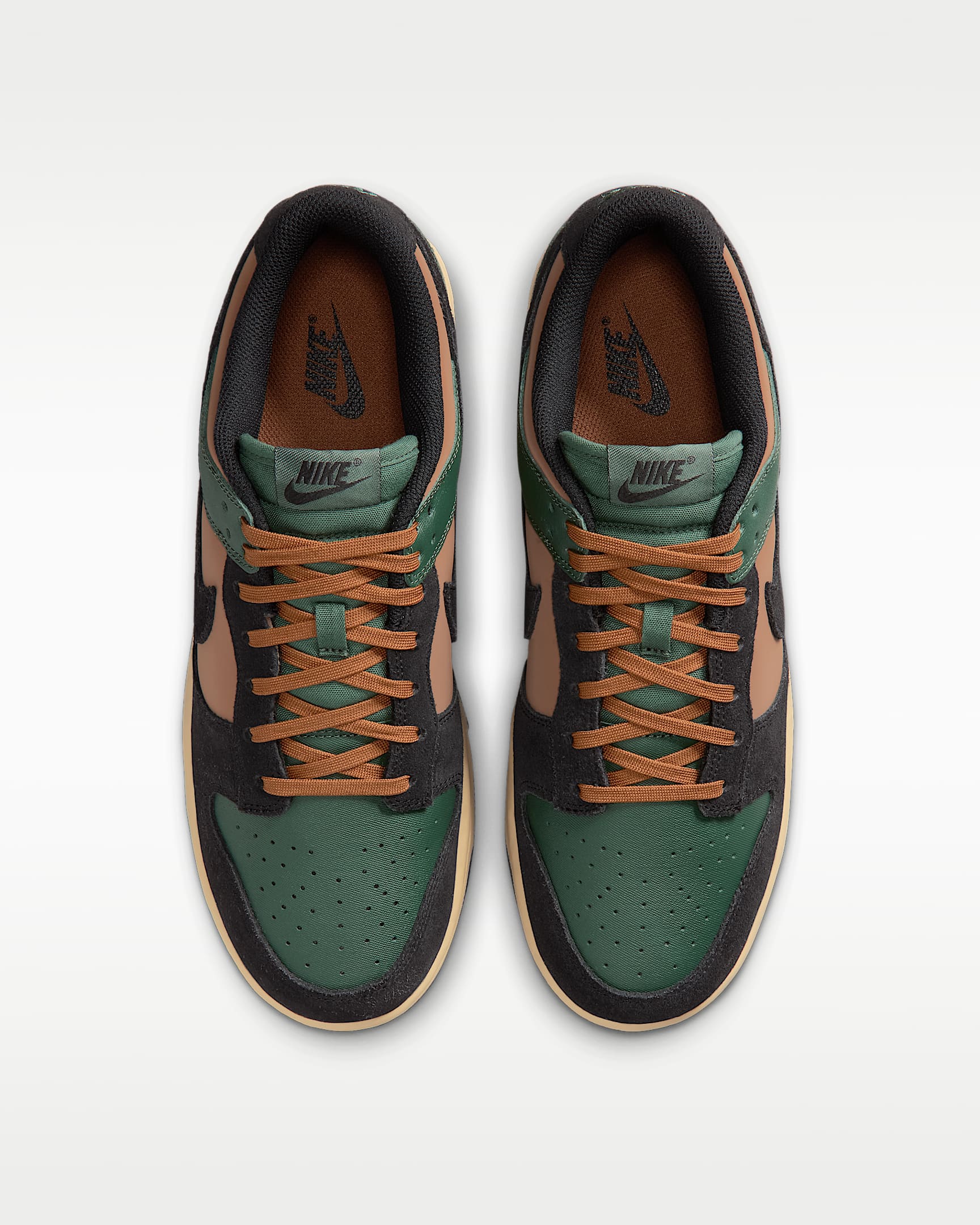 Nike Dunk Low Retro Men's Shoes - Fir/Light British Tan/Sesame/Black