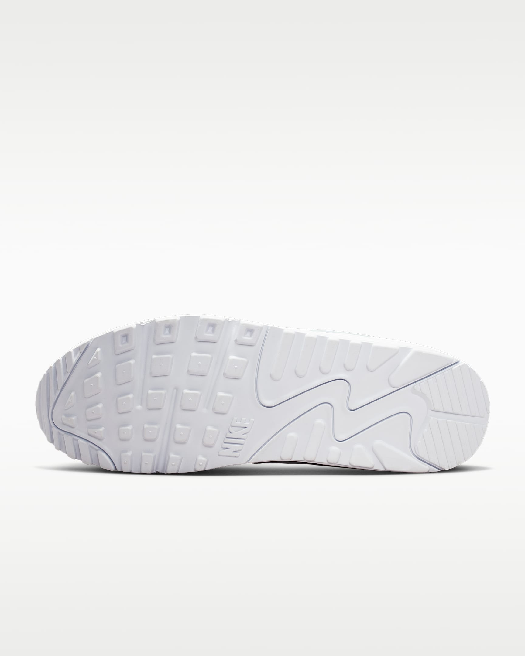 Nike Air Max 90 Men's Shoes - White/White/Smoke Grey