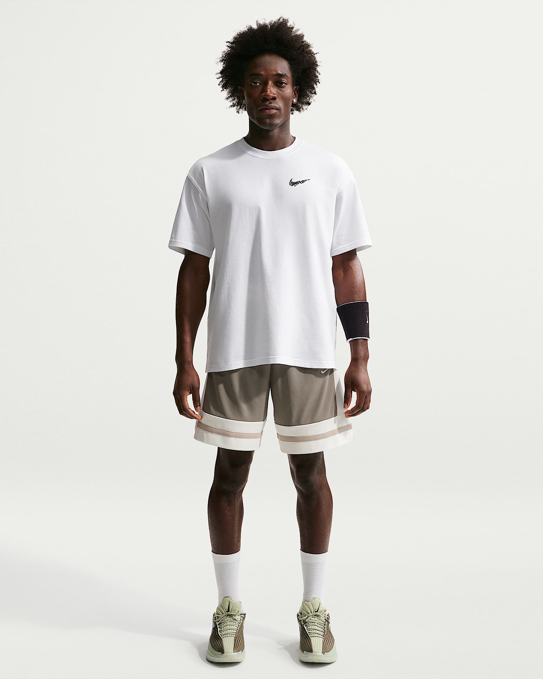 Nike basketbalshirt voor heren - Wit