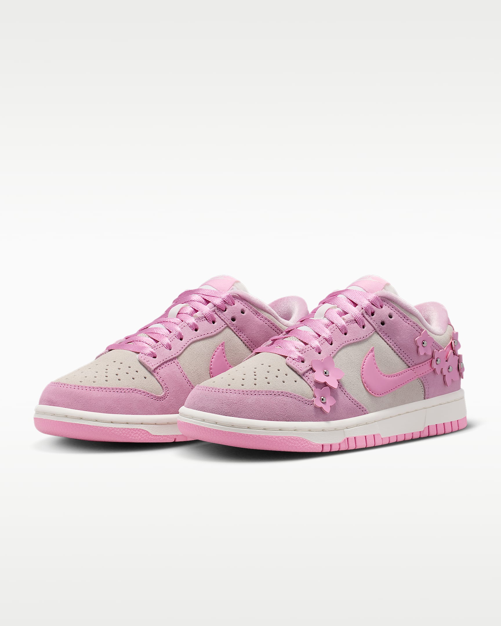 Nike Dunk Low SE "Florette" Women's Shoes - Pink Foam/Sail/Pink Rise