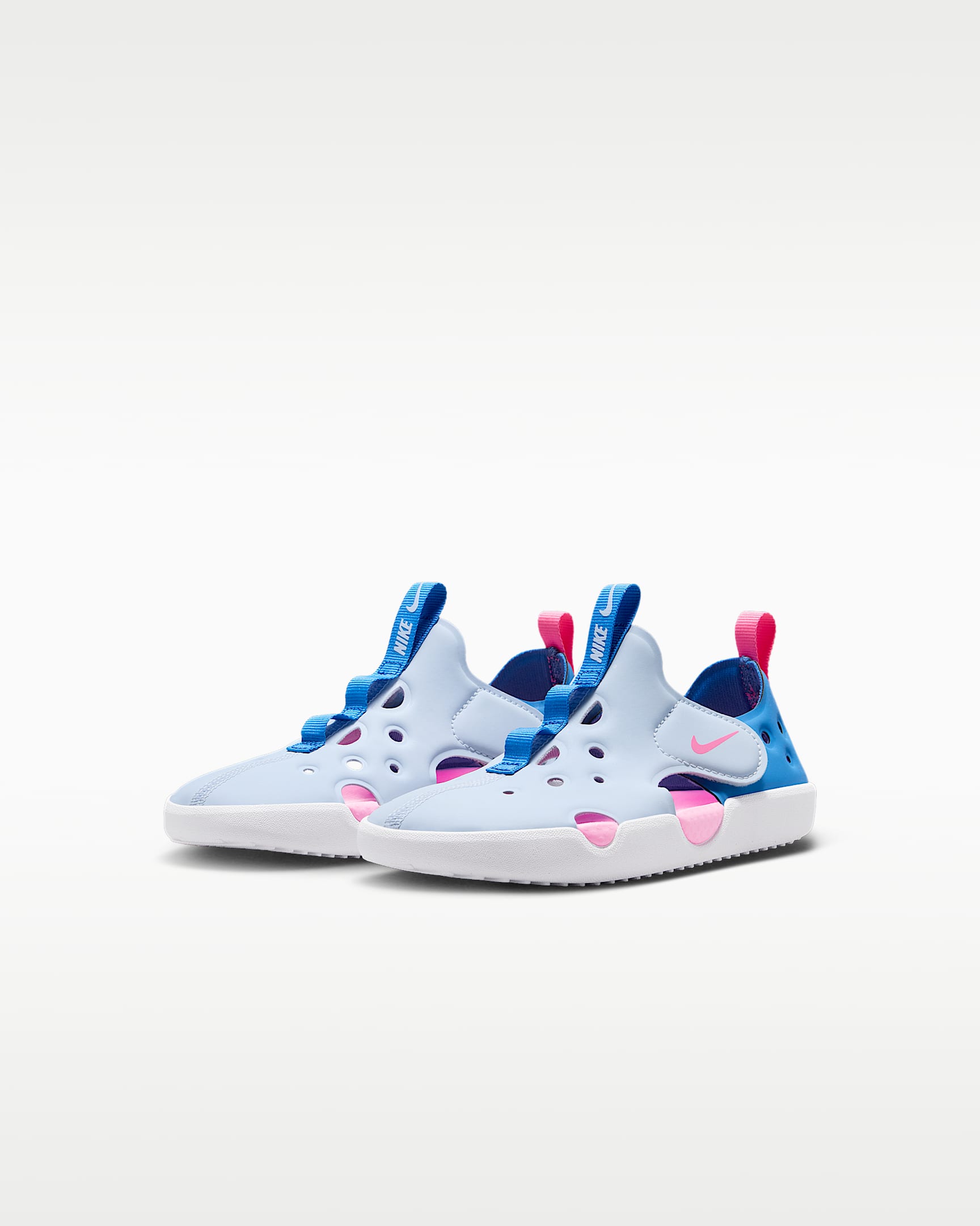 Nike Sunray Protect 4 Younger Kids' Sandals - Hydrogen Blue/Blue Crystal/White/Pink Glow