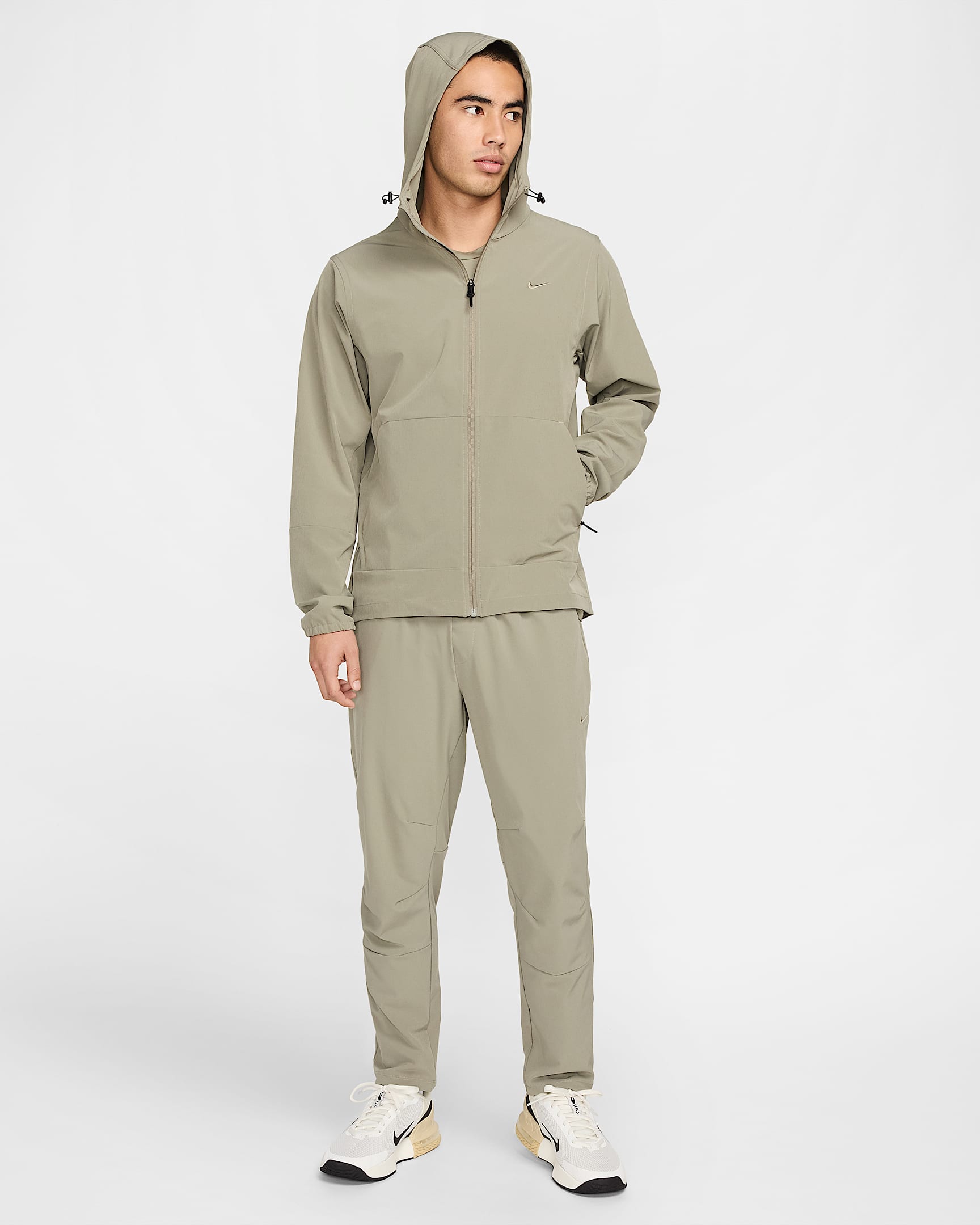 Nike Unlimited Men's Repel Hooded Versatile Jacket - Light Army/Black/Light Army