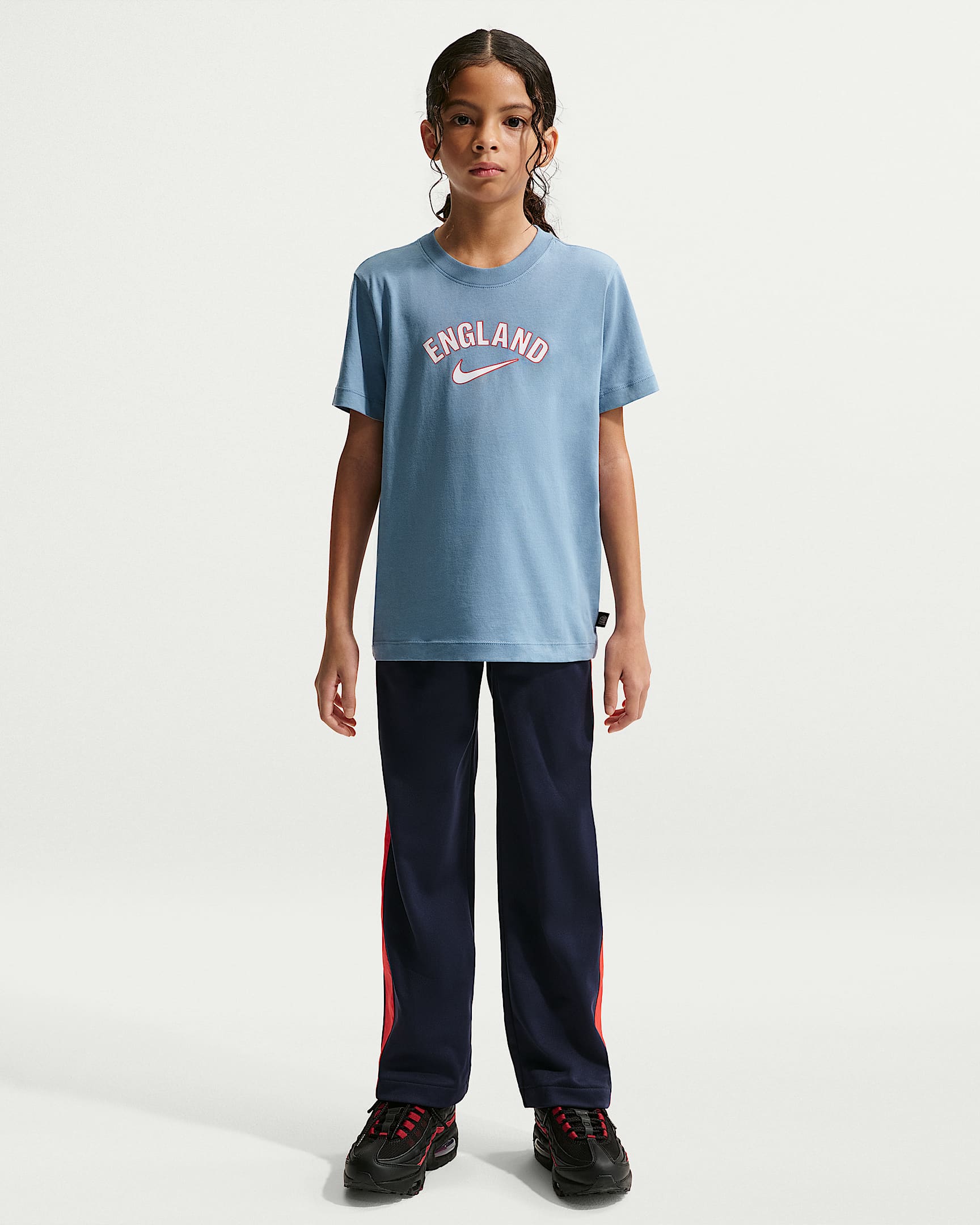 England Older Kids' Nike Football T-Shirt - Work Blue