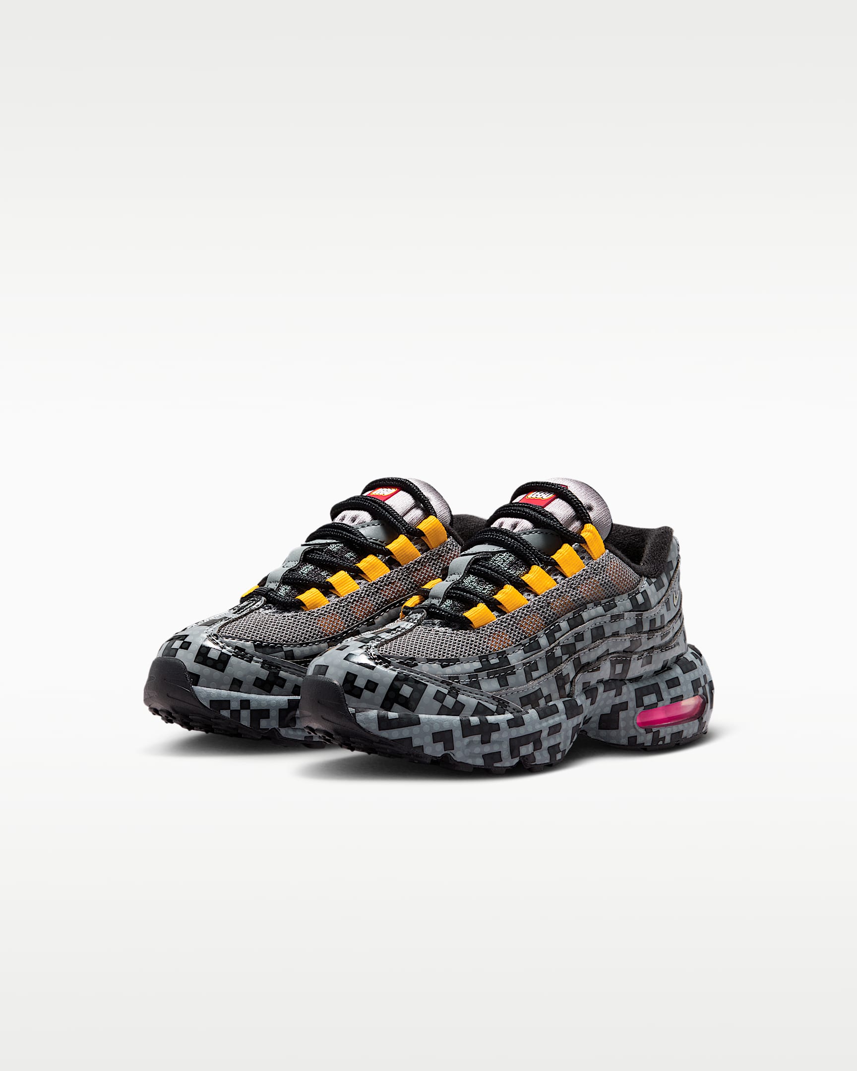 Col·lecció Nike Air Max 95 x LEGO® Sabatilles - Nen/a petit/a - Smoke Grey/Negre/University Gold/Platejat metal·litzat