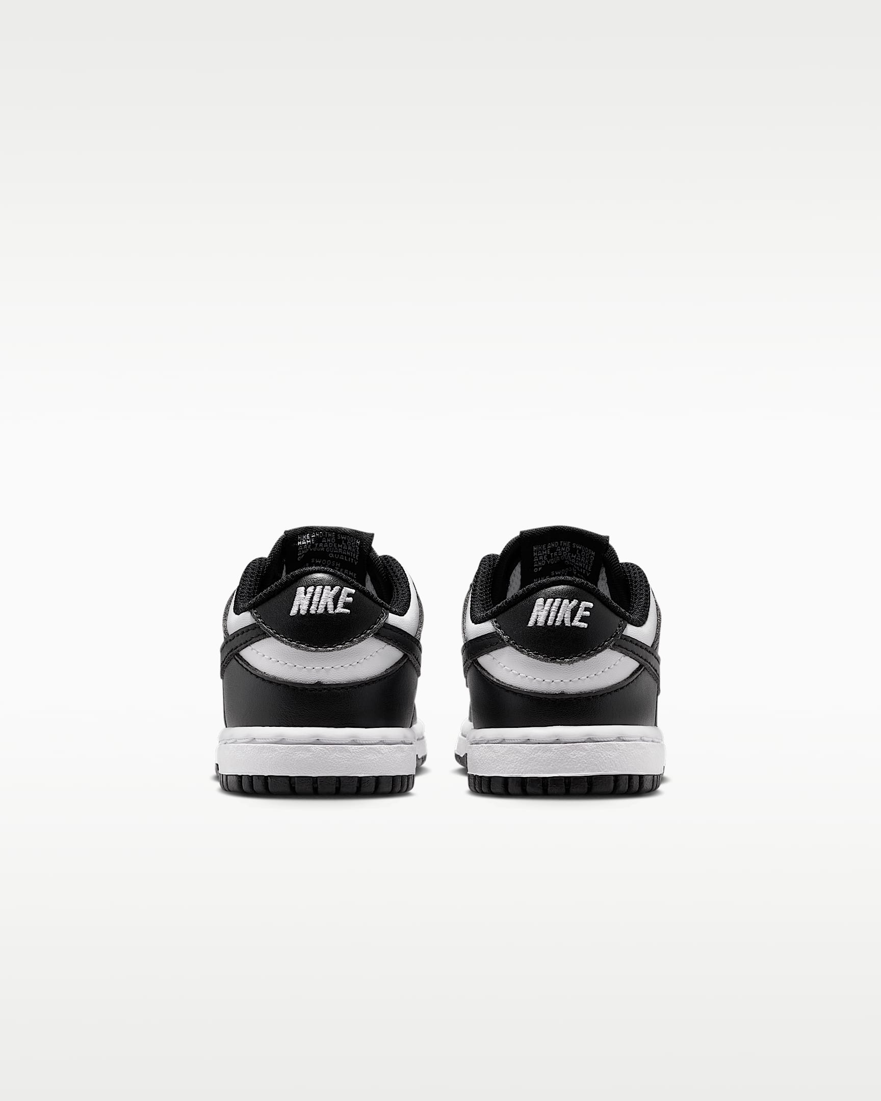 Chaussure Nike Dunk Low pour bébé et tout-petit - Blanc/Blanc/Noir