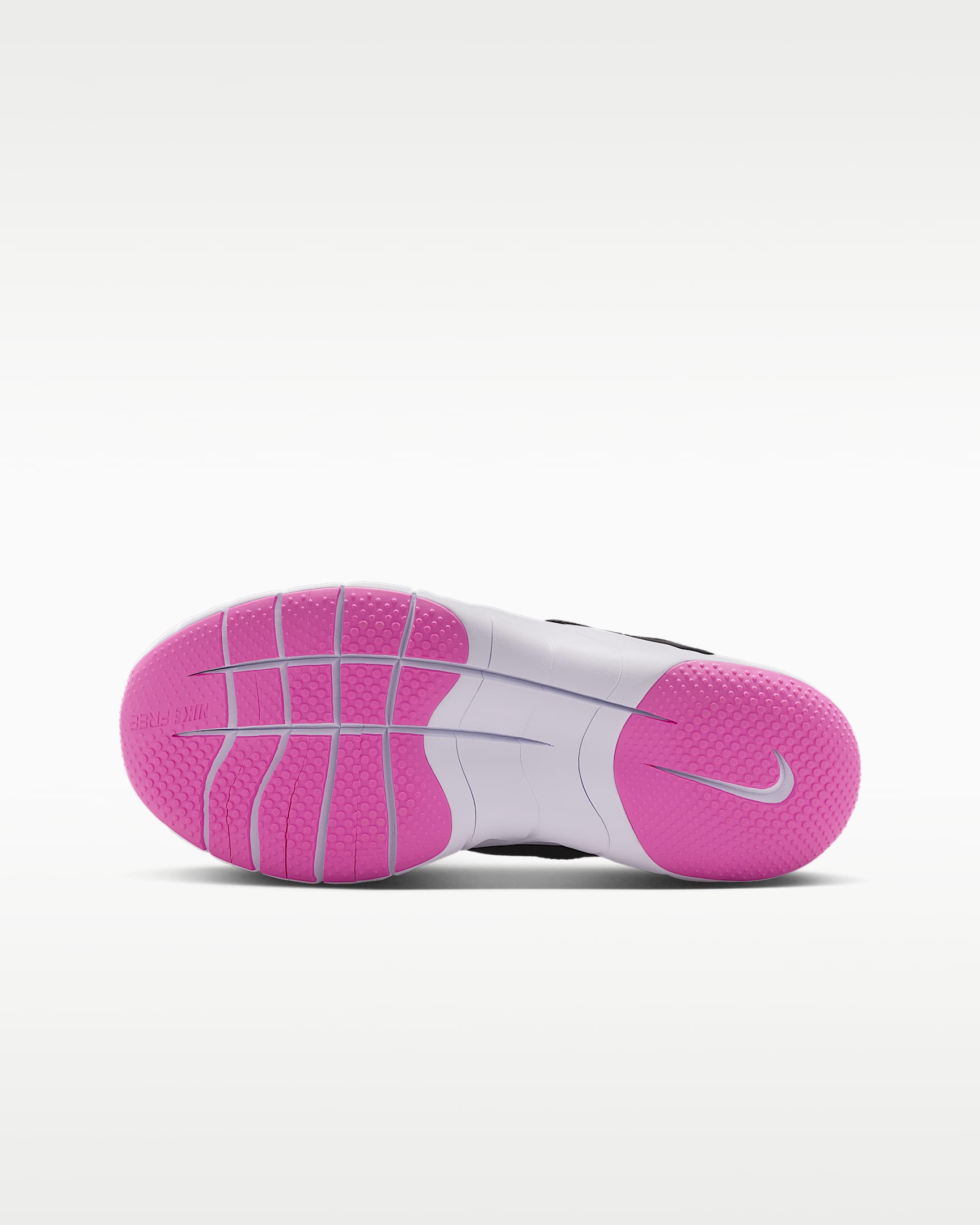 รองเท้าวิ่งเด็กโต Nike Free Ride - ดำ/Anthracite/ขาว/Playful Pink