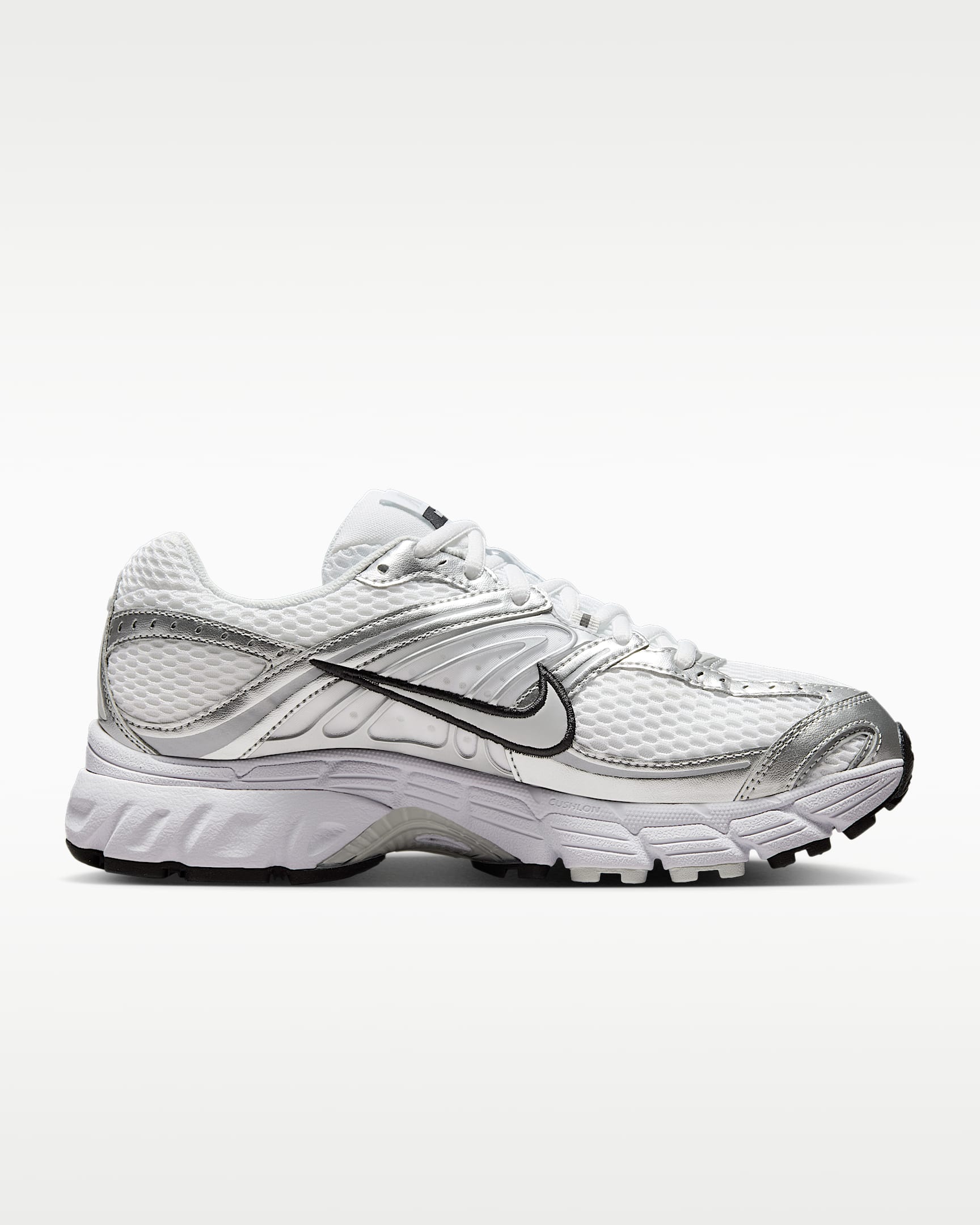 Nike Air Max Moto 2K Women's Shoes with Reflective Accents - White/Metallic Silver/Black/Photon Dust