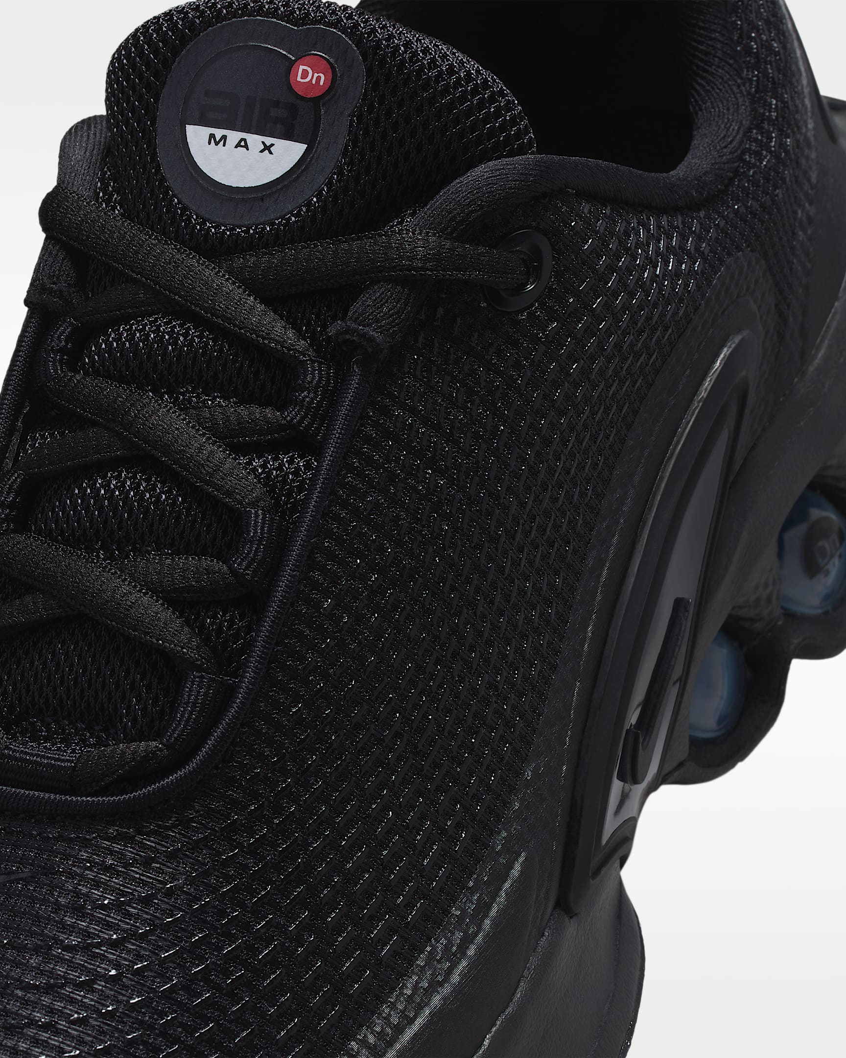 Tenis para niños grandes Nike Air Max Dn - Negro/Negro/Gris oscuro metálico/Negro
