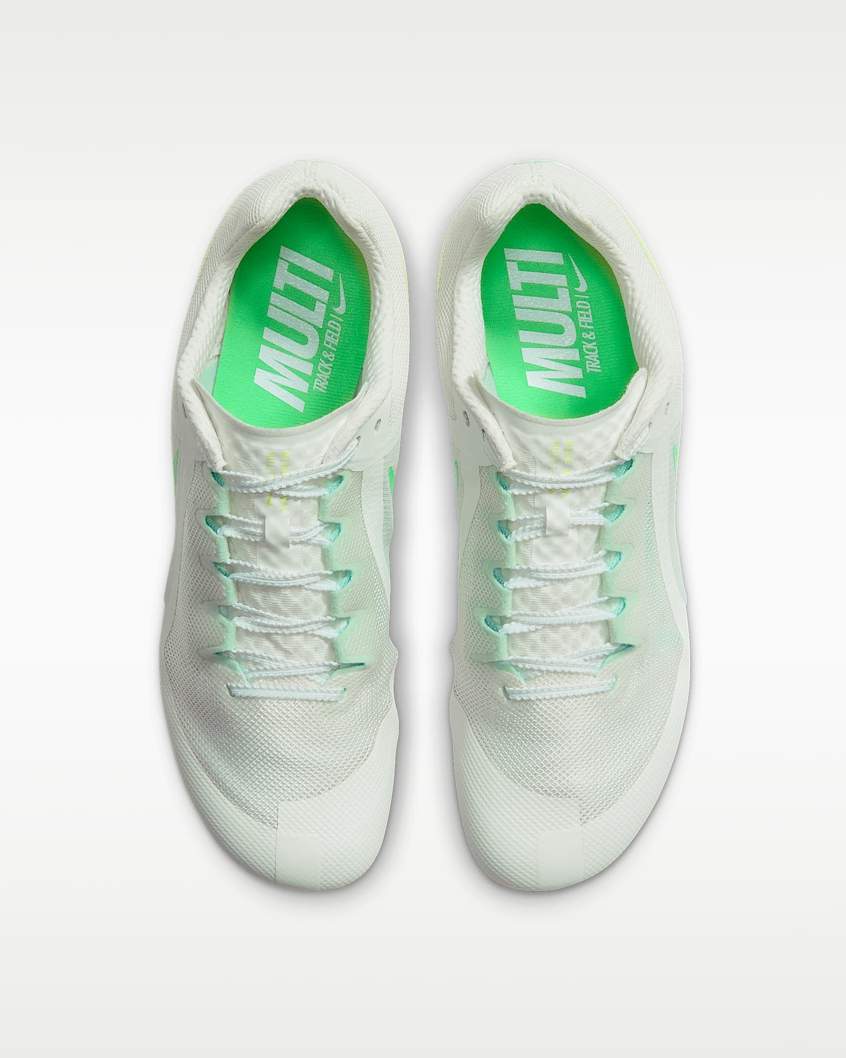 Nike Zoom Rival Multi Athletics Multi-Event Spikes - Summit White/Crimson Tint/Palest Purple/Electro Green