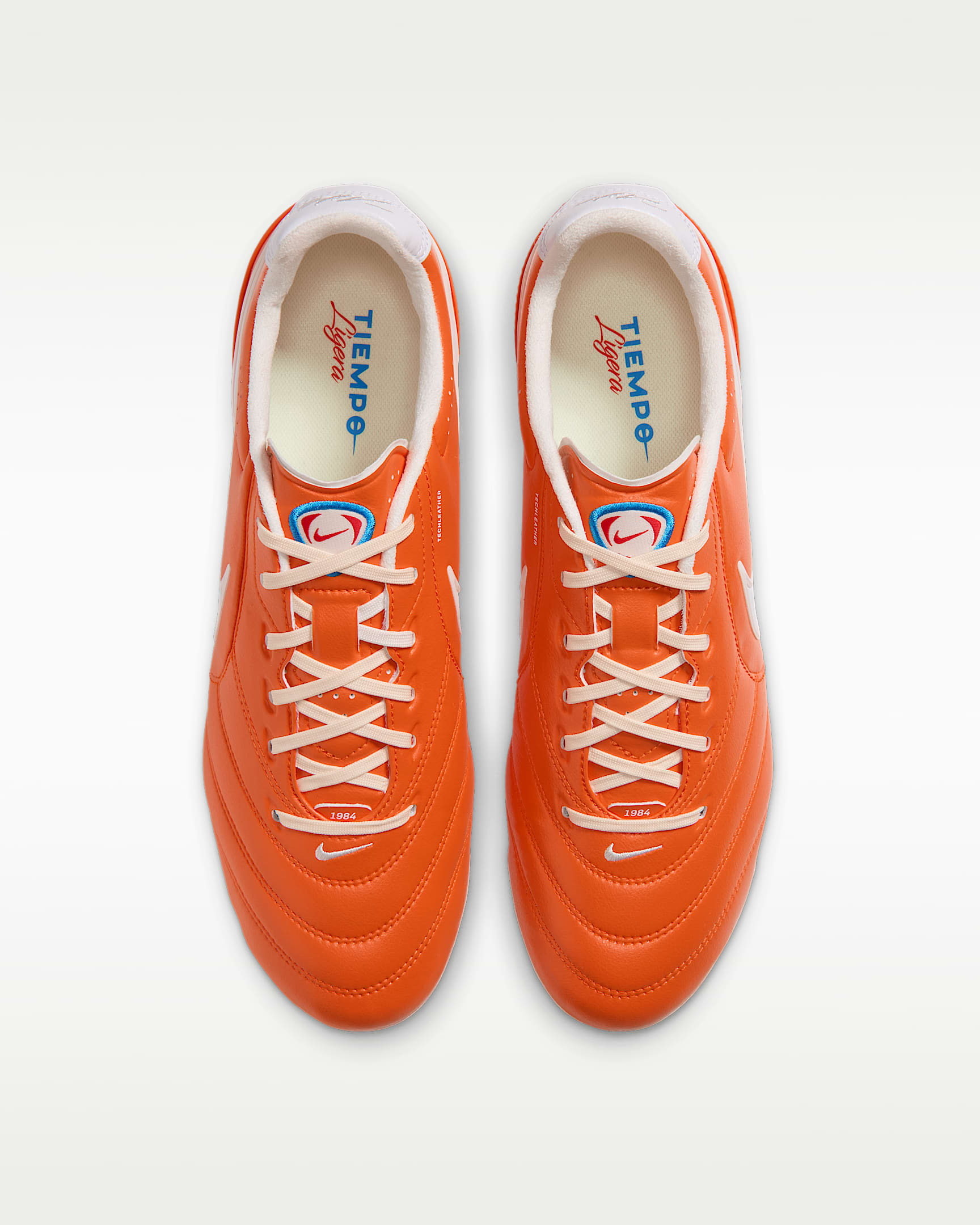 Nike Tiempo Ligera Pro Firm-Ground Low-Top Soccer Cleats - Safety Orange/White