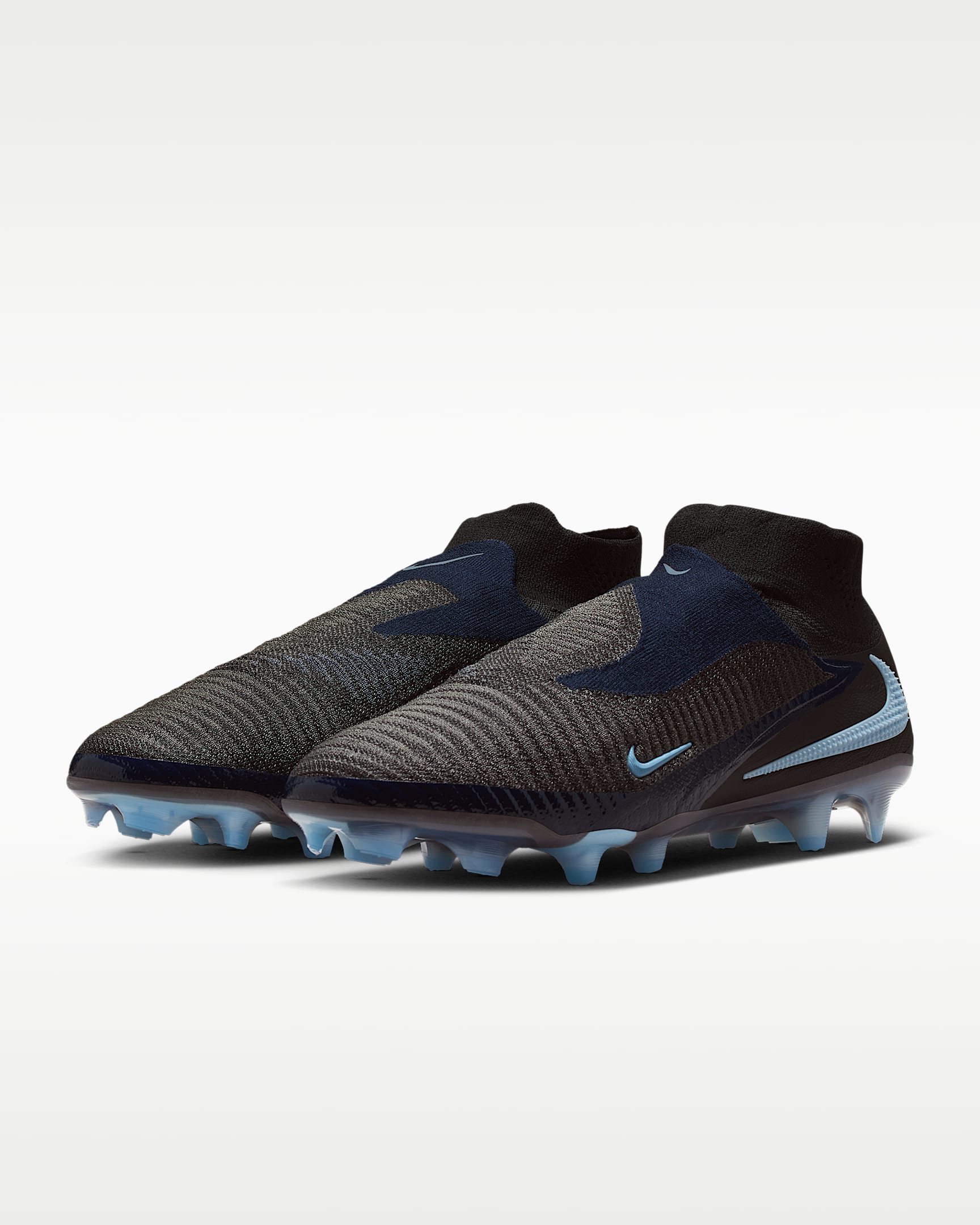 Nike Phantom 6 High Elite Firm-Ground Soccer Cleats - Black/Black