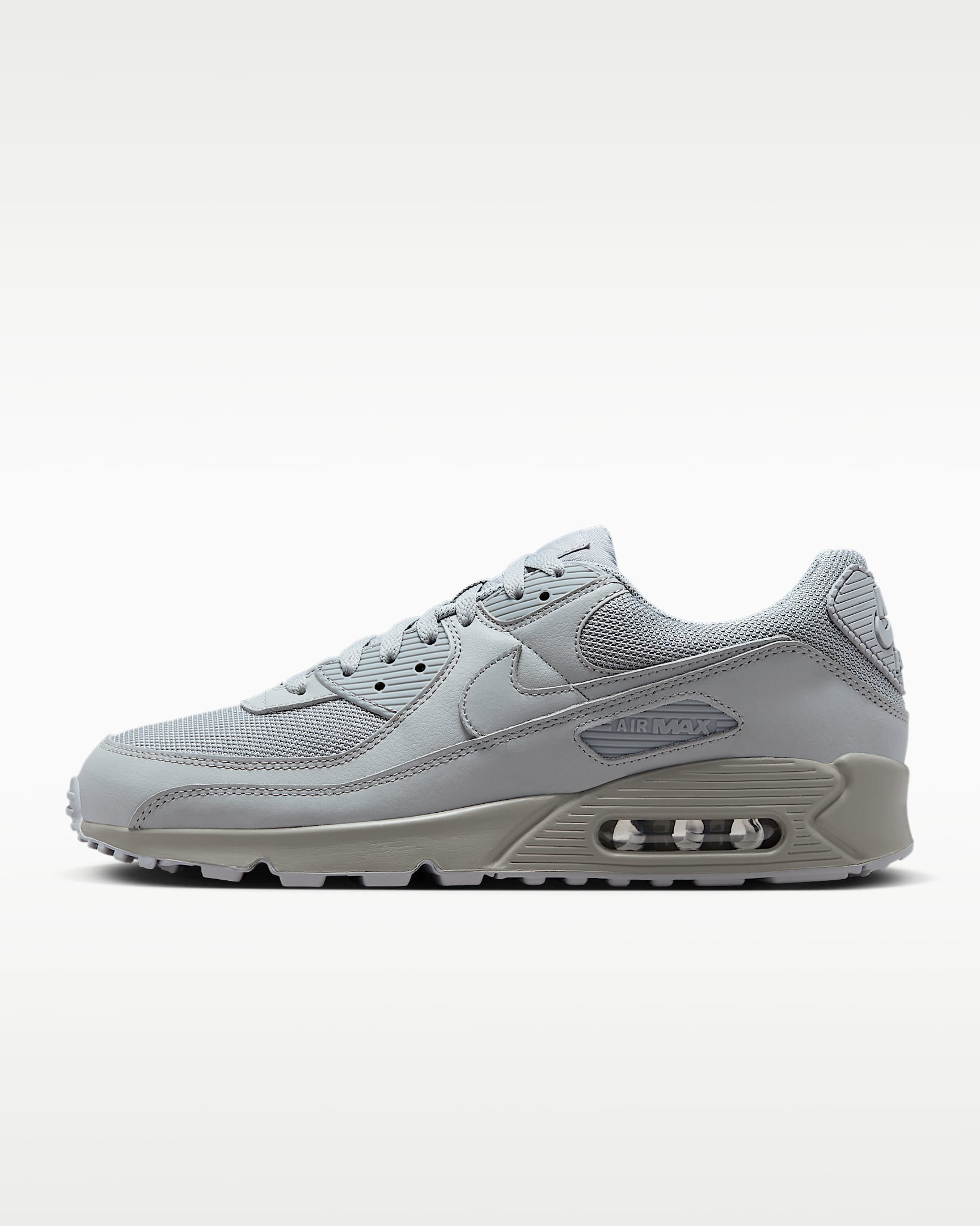 Nike Air Max 90 Men's Shoes - Wolf Grey/Black/White/Black