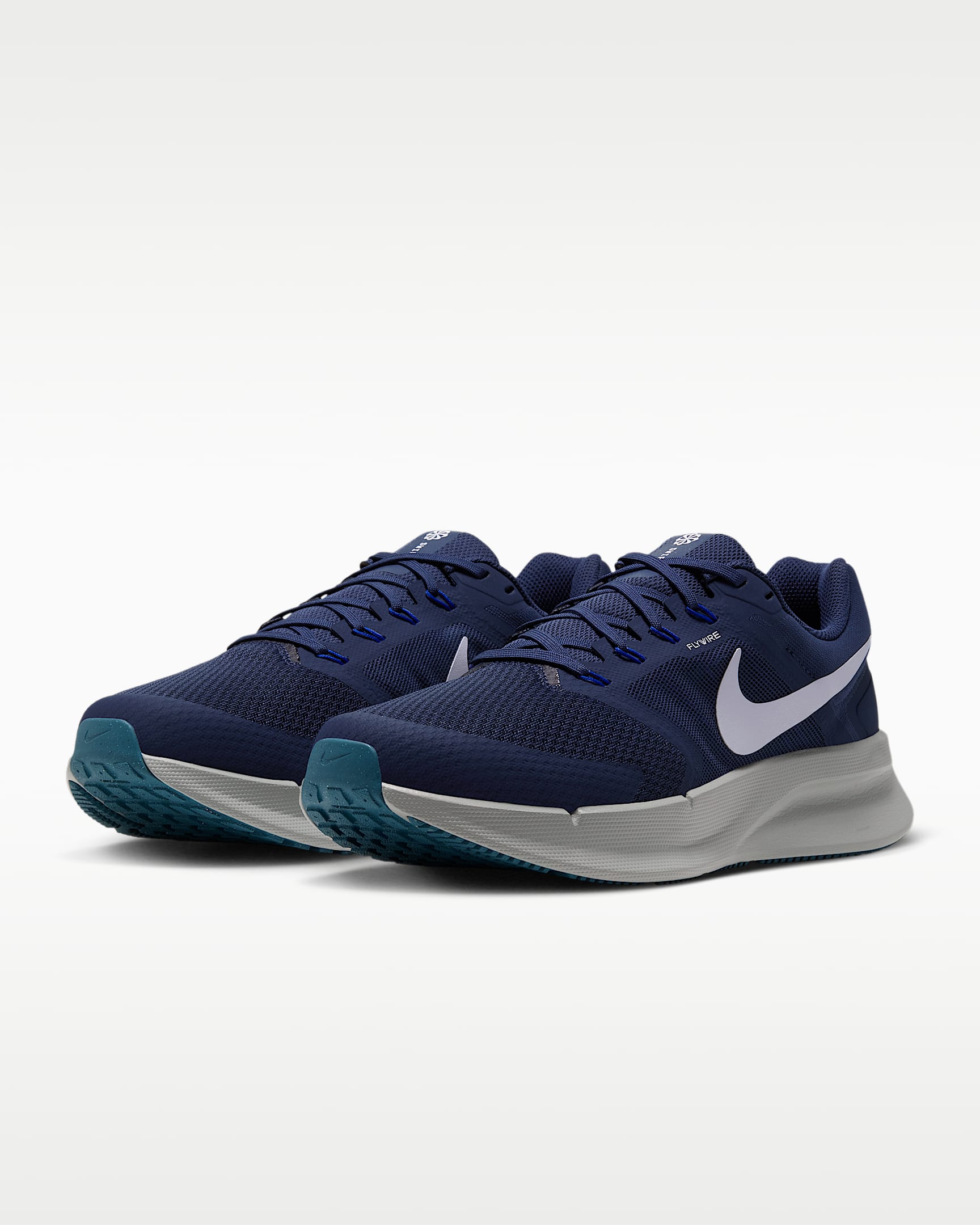 Tenis de correr en pavimento para hombre Nike Run Swift 3 - Azul marino medianoche/Azul humeante/Neblina gris/Blanco