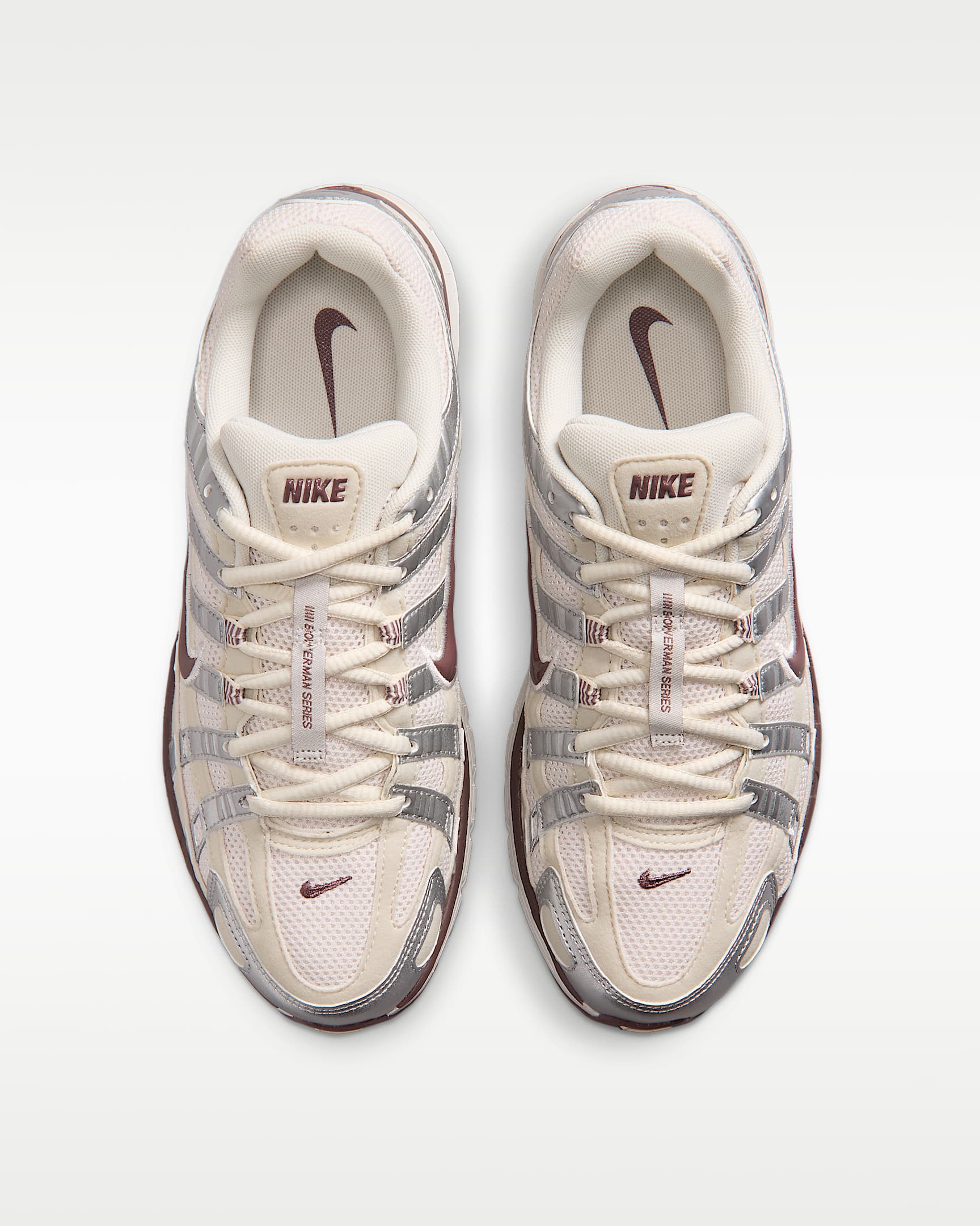 Nike P-6000 Women's Shoes - Phantom/Metallic Silver/Light Orewood Brown/Tattoo