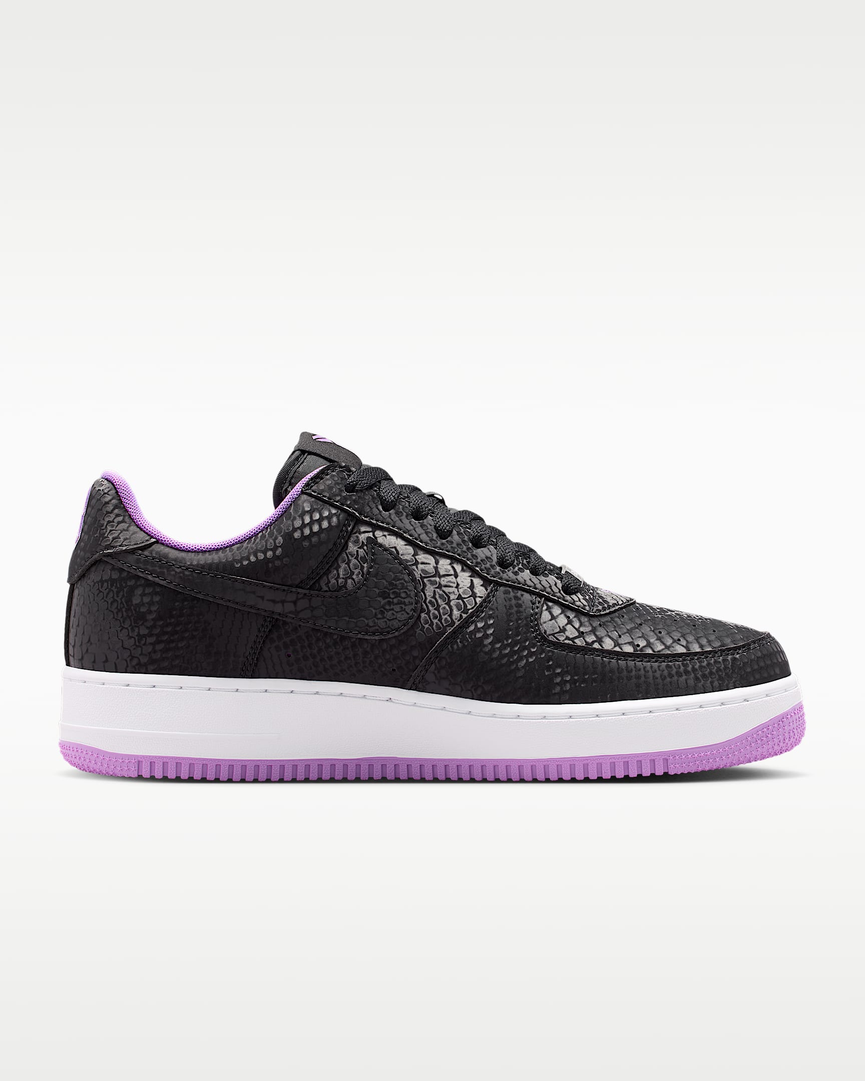Kobe Air Force 1 Low Schuh (Herren) - Schwarz/Weiß/Purple Stardust