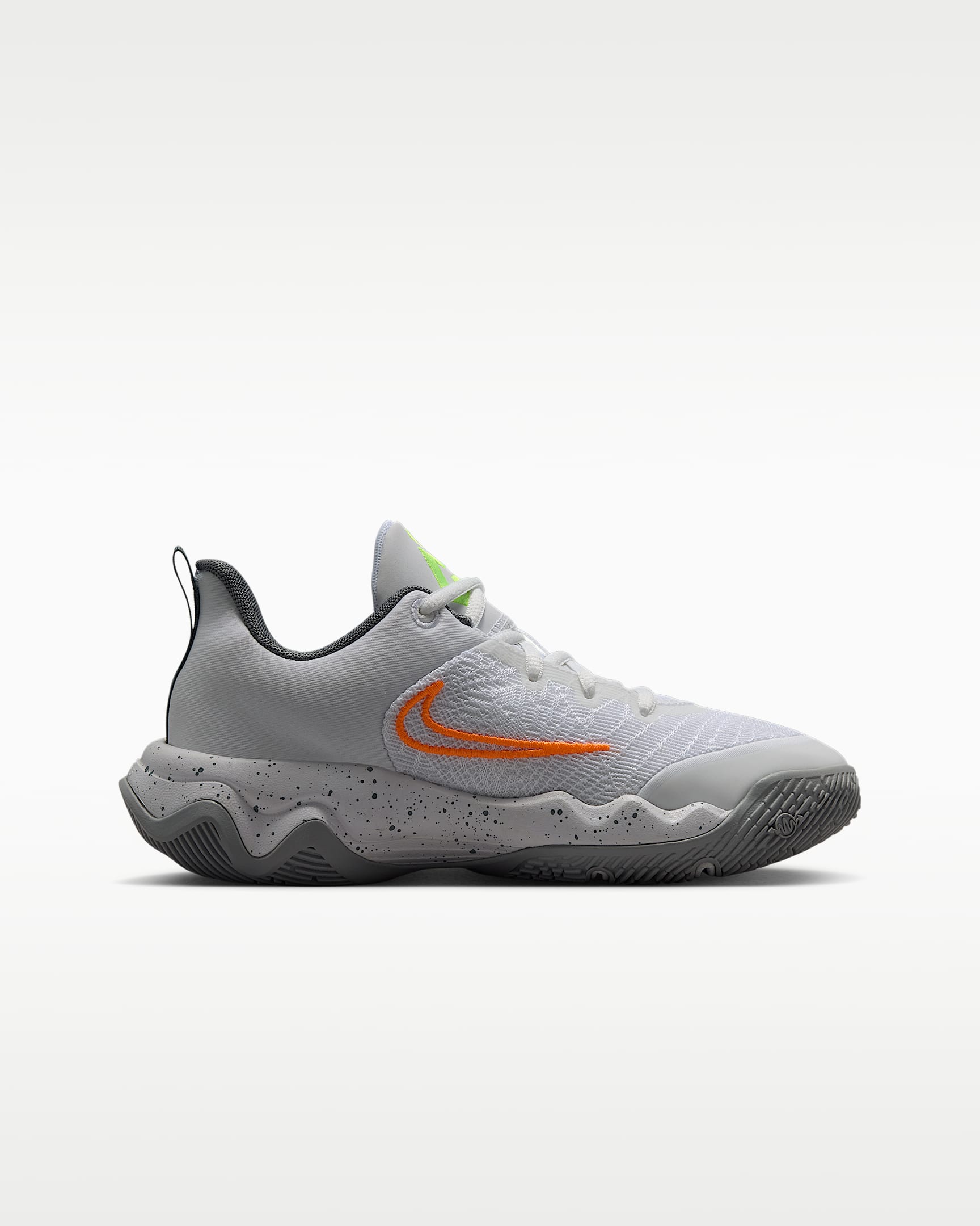 Giannis Immortality 4 大童籃球鞋 - 白色/Volt/Wolf Grey/黑色