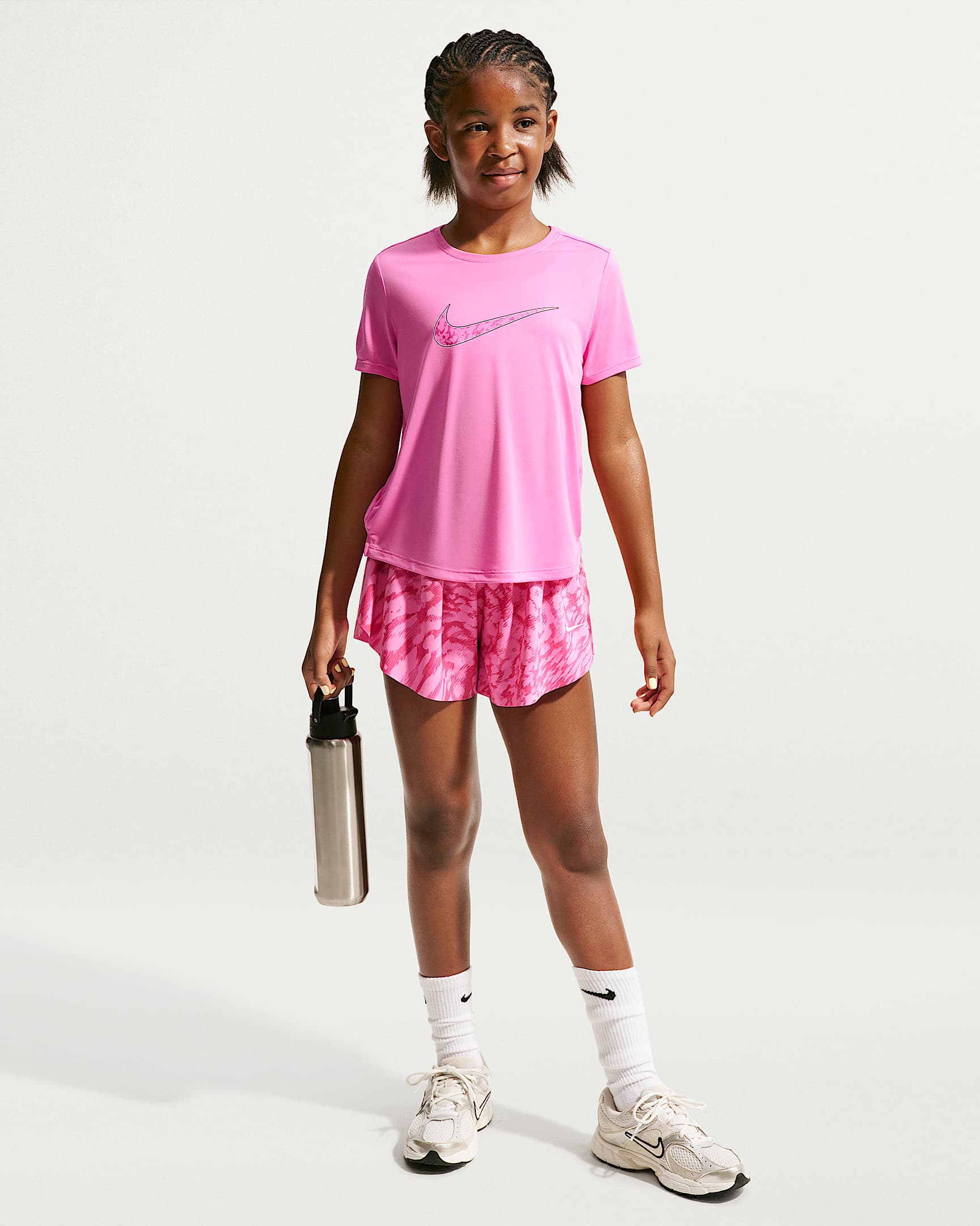 Nike Pro Oberteil (ältere Kinder, Mädchen) - Playful Pink