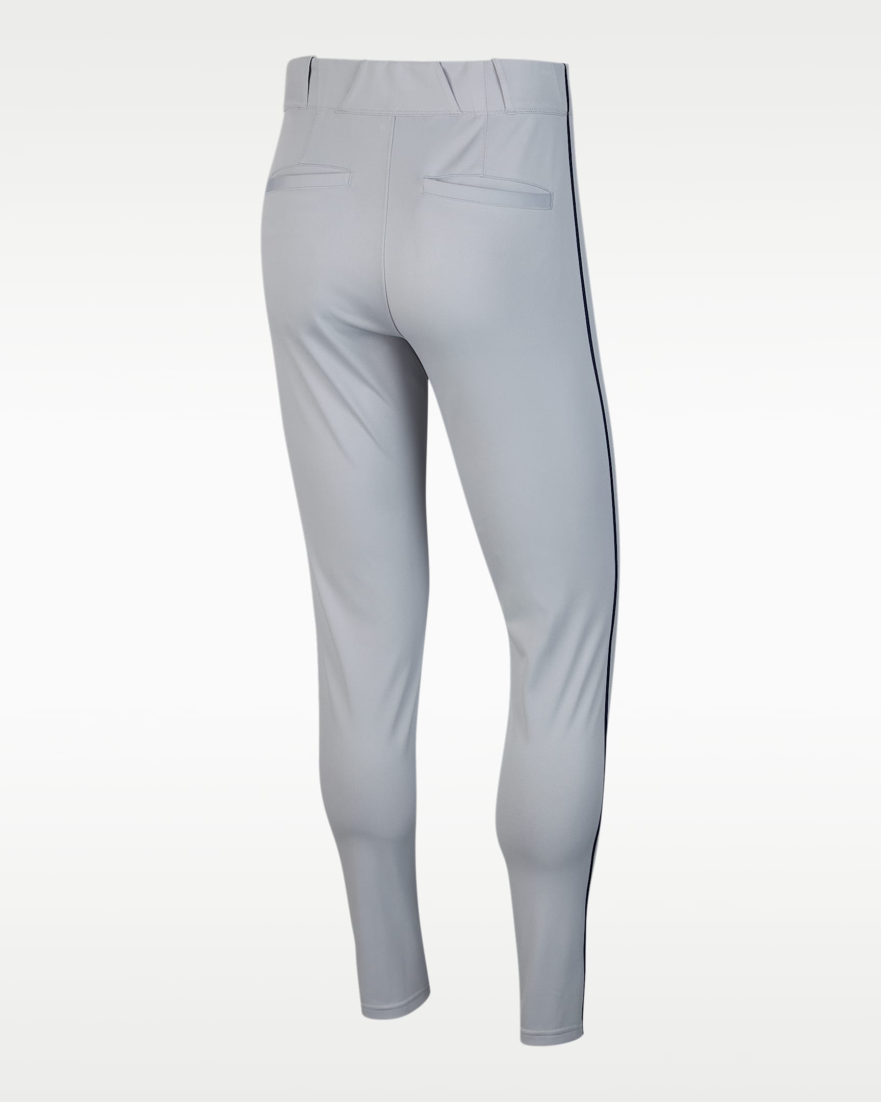 Nike Vapor Select Men's Piped Baseball Pants - Wolf Grey/Midnight Navy/Black