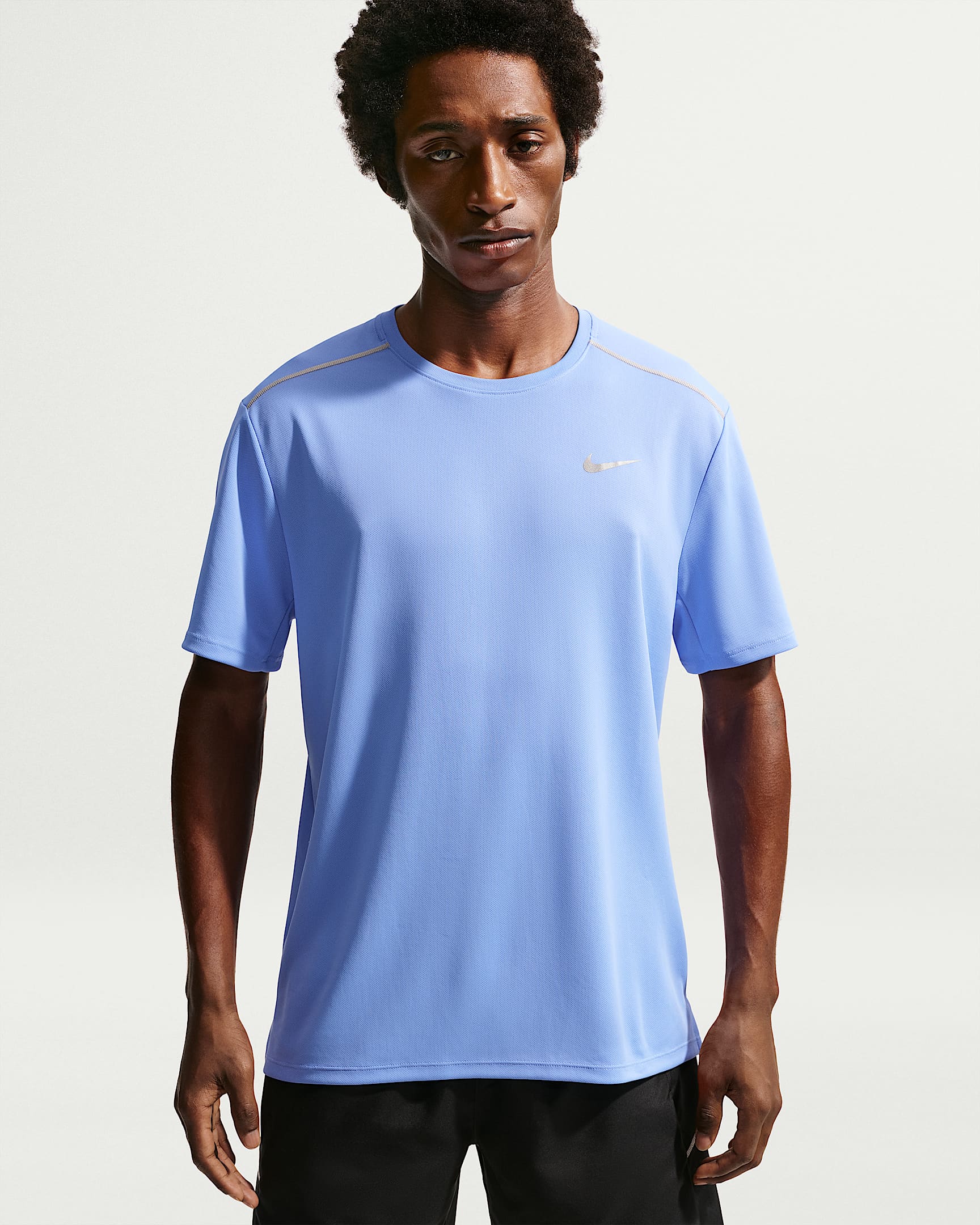 Nike Miler Men's Dri-FIT Short-Sleeve Running Top - Royal Pulse/Sapphire