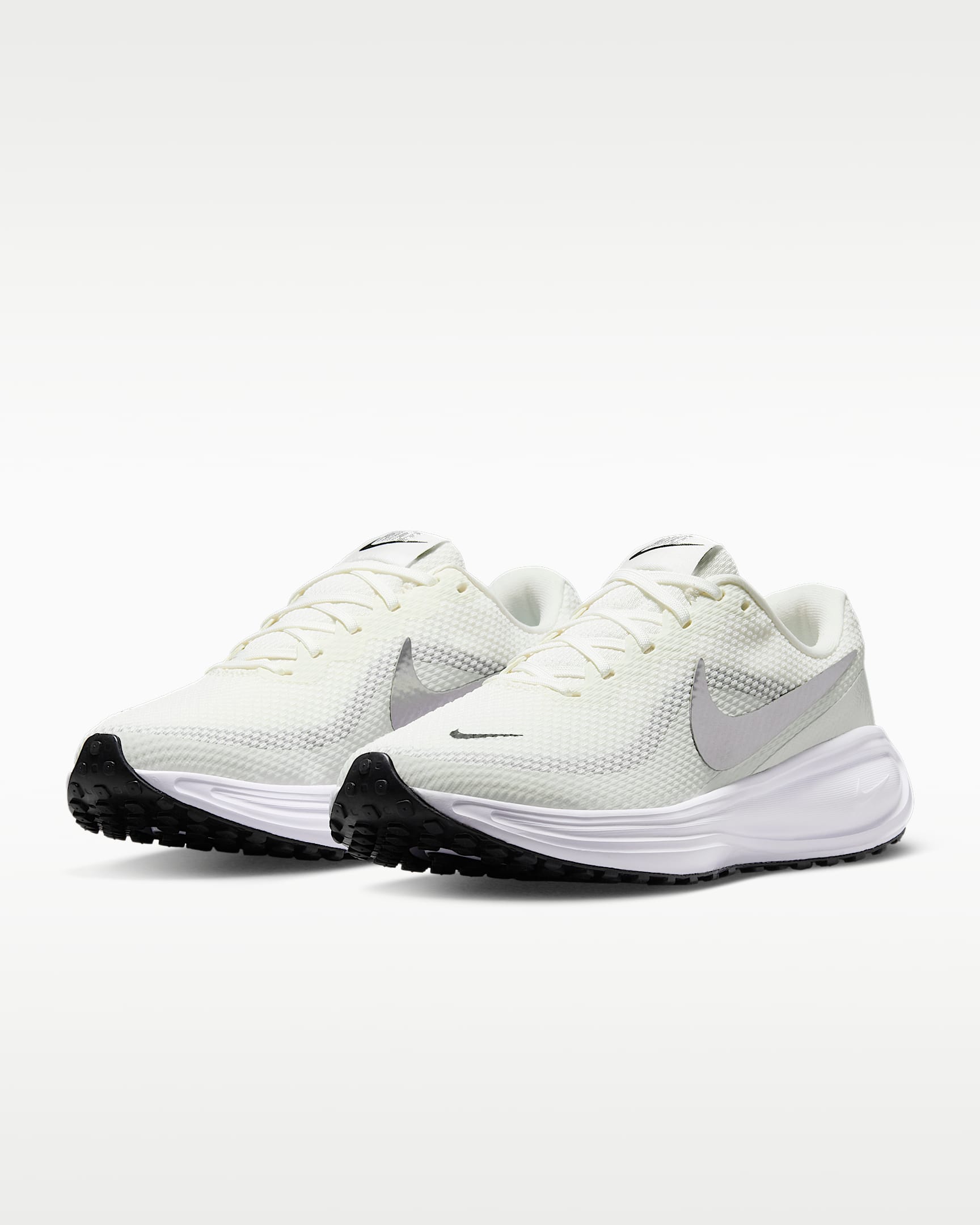 Nike Revolution 8 løpesko for vei til dame - Sail/Hvit/Svart/Metallic Silver