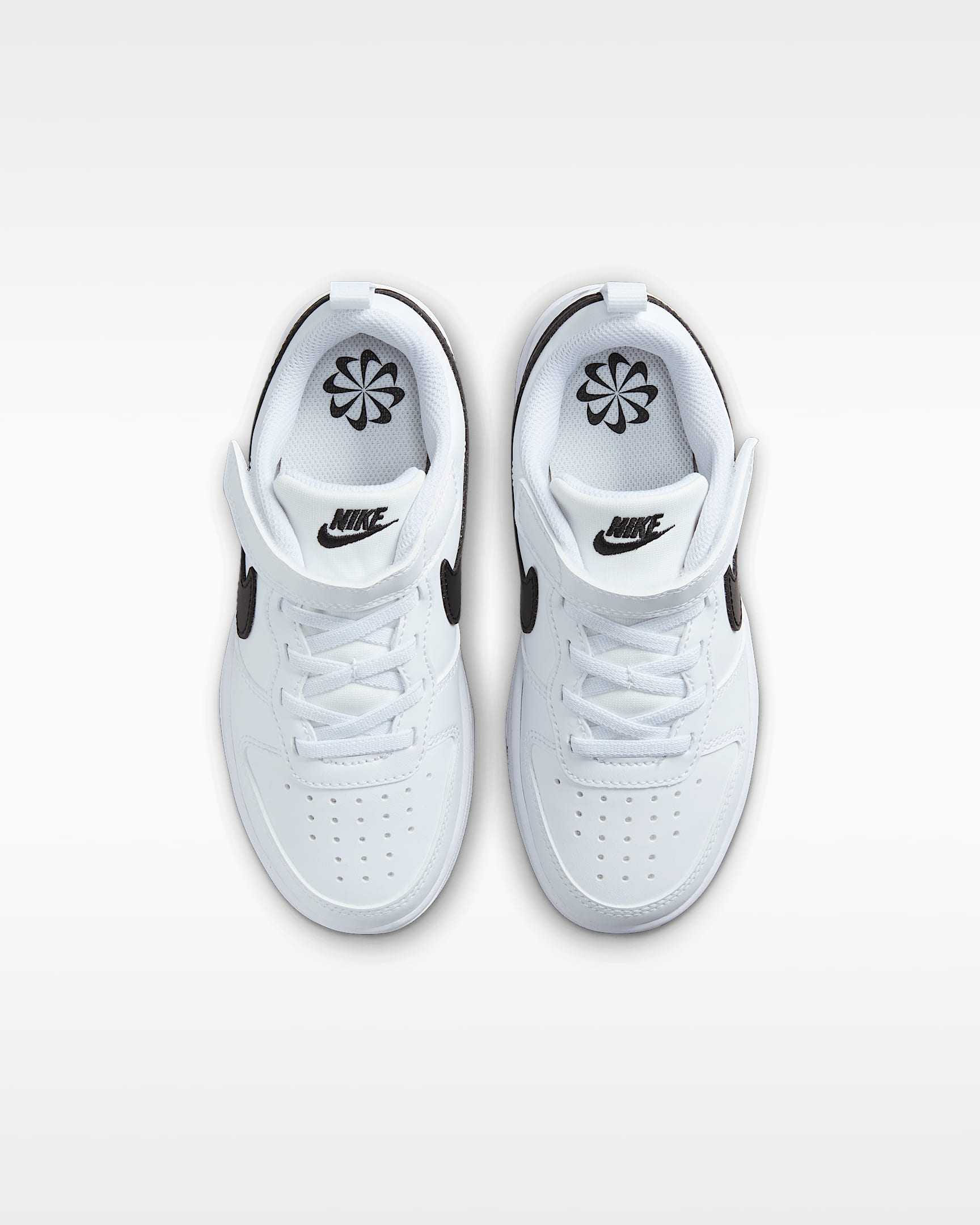 Nike Court Borough Low Recraft Younger Kids' Shoes - White/Black