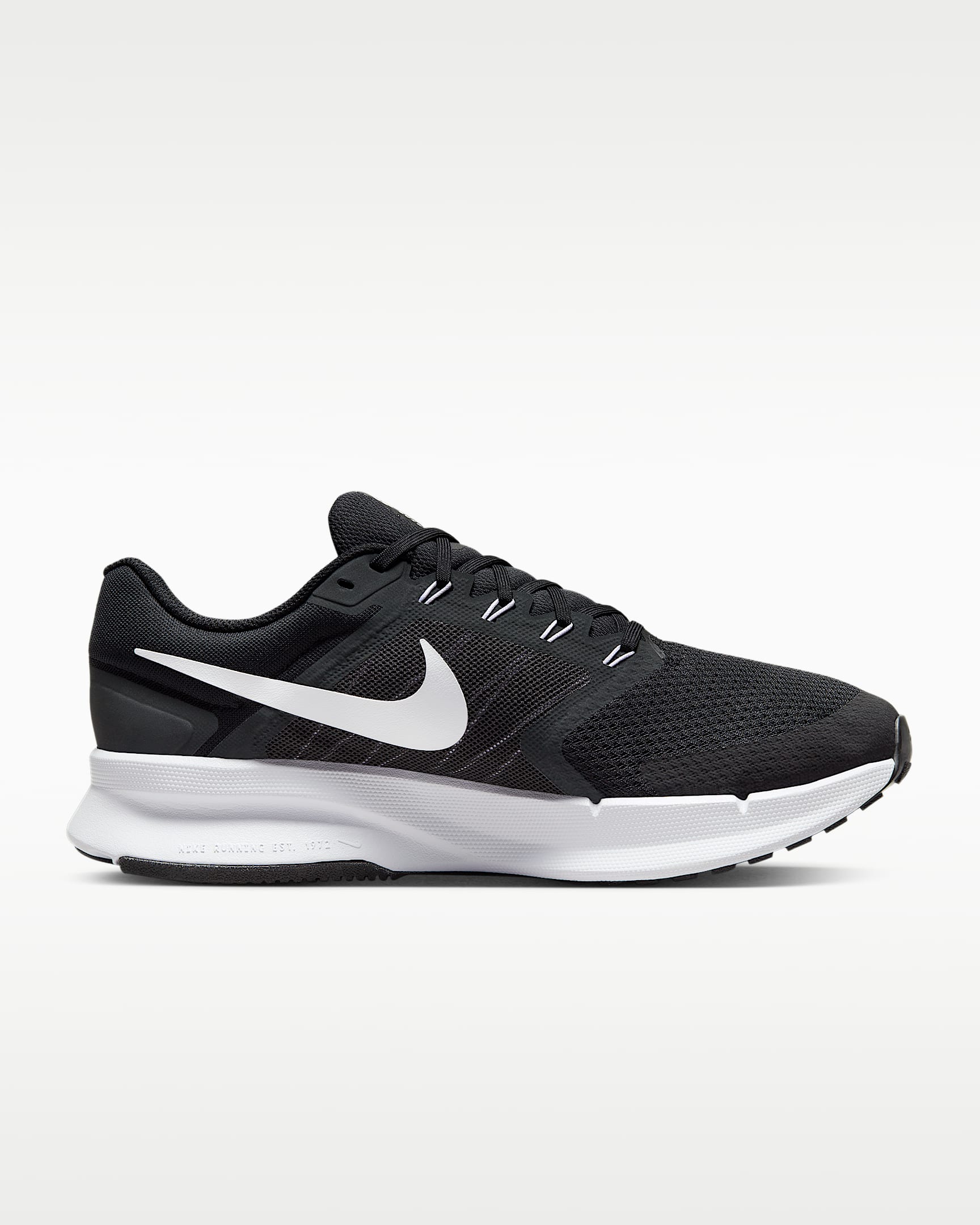 Nike Run Swift 3 Men's Road Running Shoes (Extra Wide) - Black/Dark Smoke Grey/White