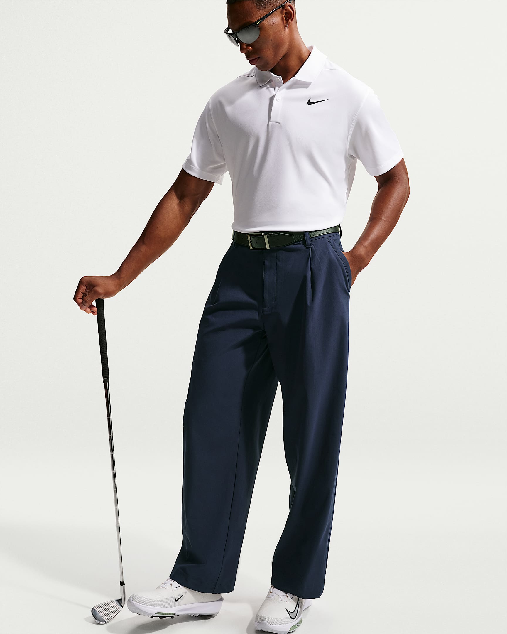 Nike Par Men's Dri-FIT Loose Golf Pants - College Navy/Black/College Navy