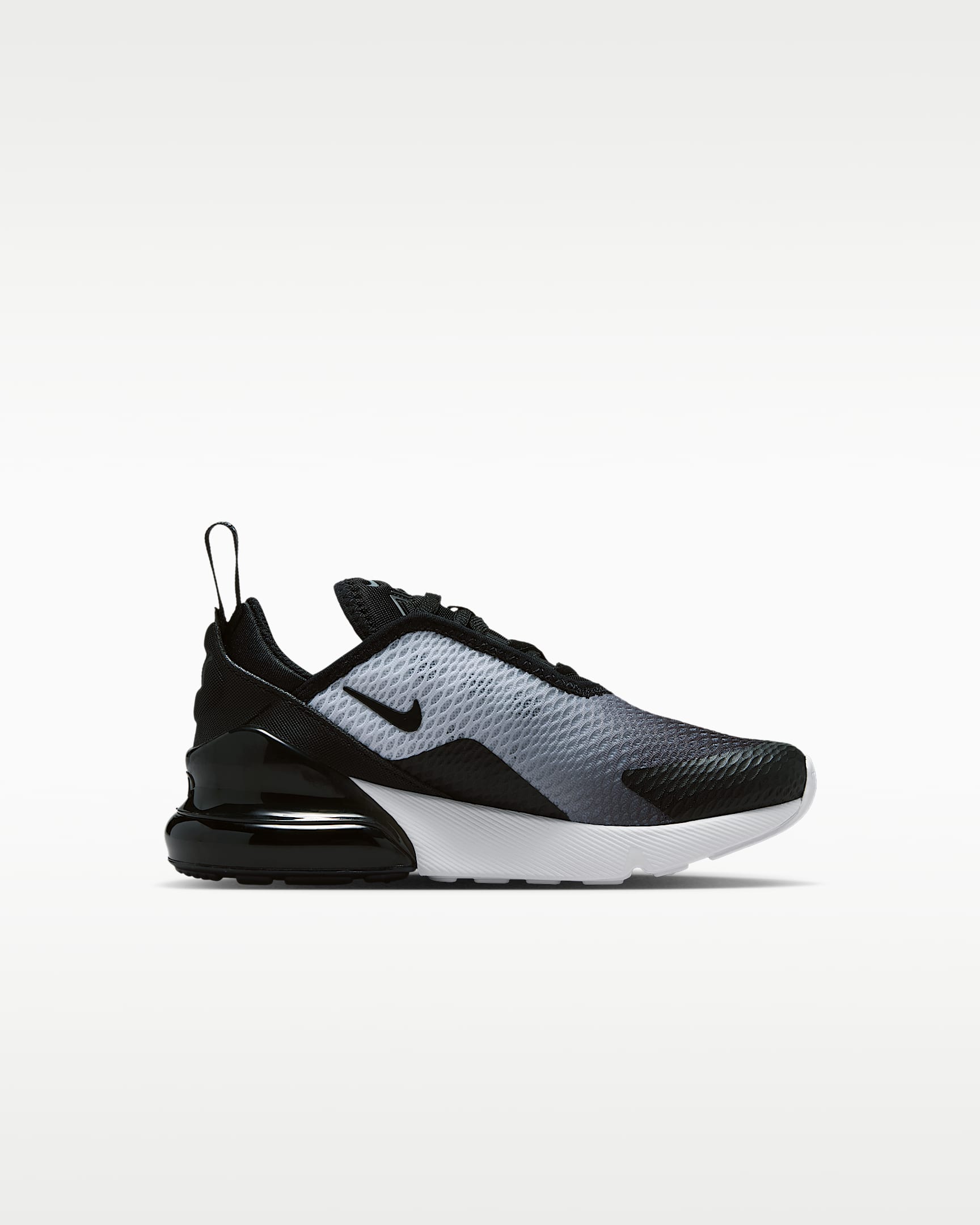 Nike Air Max 270 Younger Kids' Shoes - Black/White/Cool Grey/Black