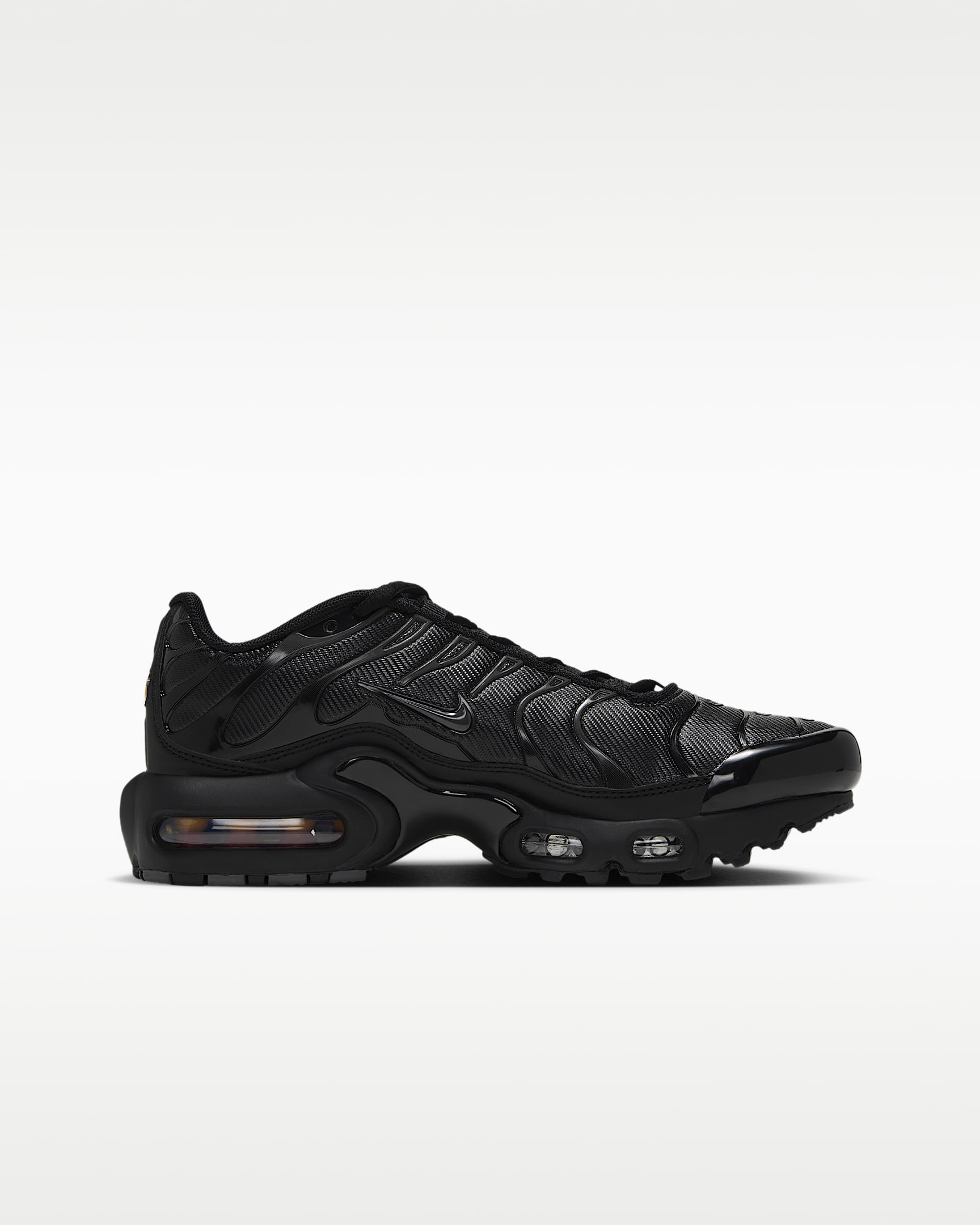 Nike Air Max Plus SE Older Kids' Shoes - Black/Metallic Silver/Iron Grey