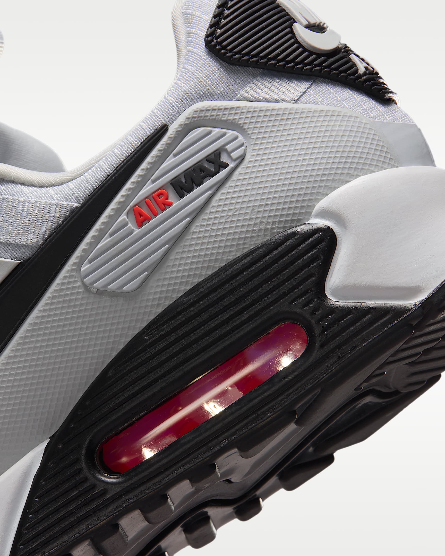 Nike Air Max 90 Drift Men's Shoes - Pure Platinum/Bright Crimson/Black