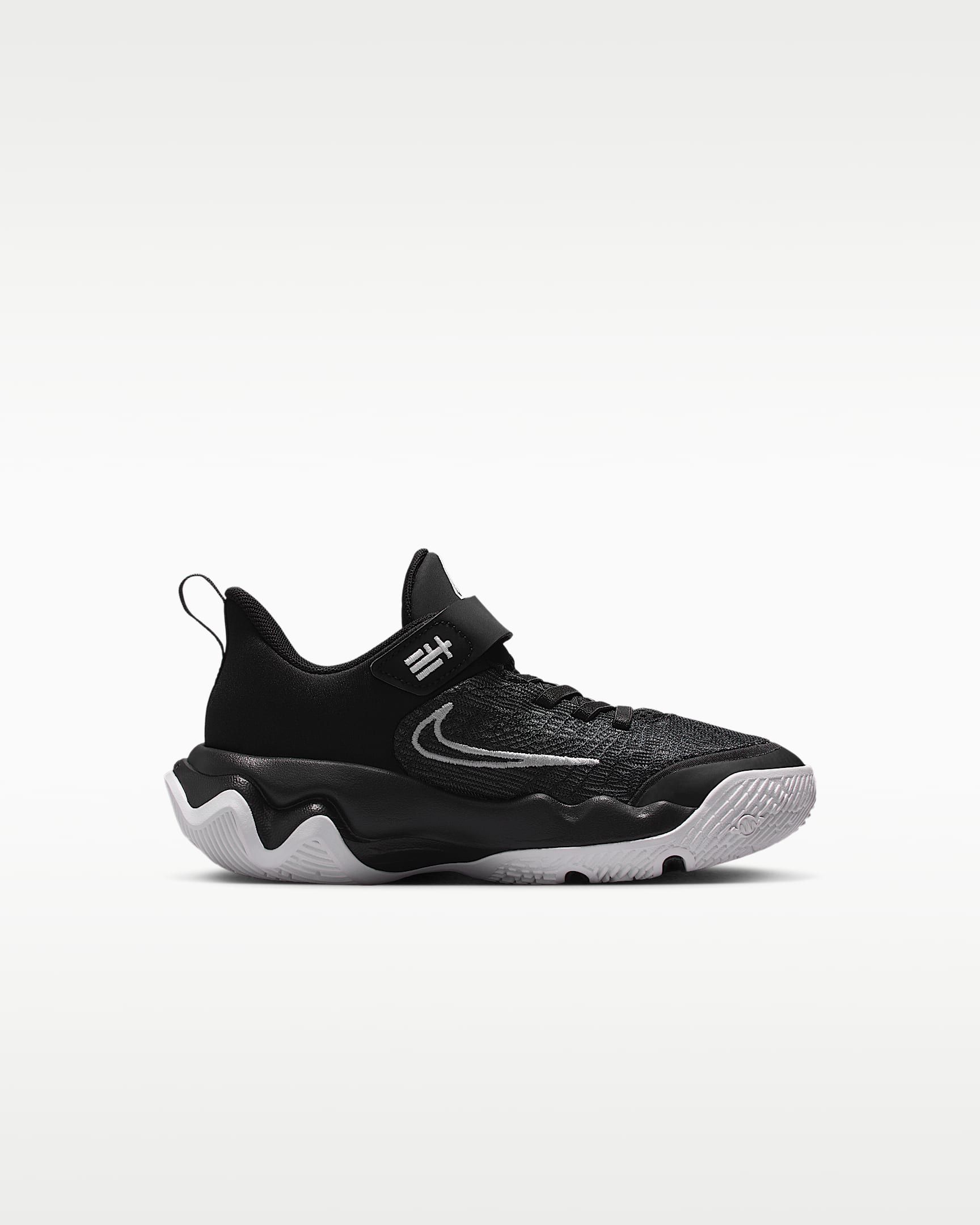 Tenis para niños de preescolar Giannis Immortality 4 - Negro/Gris lobo/Blanco