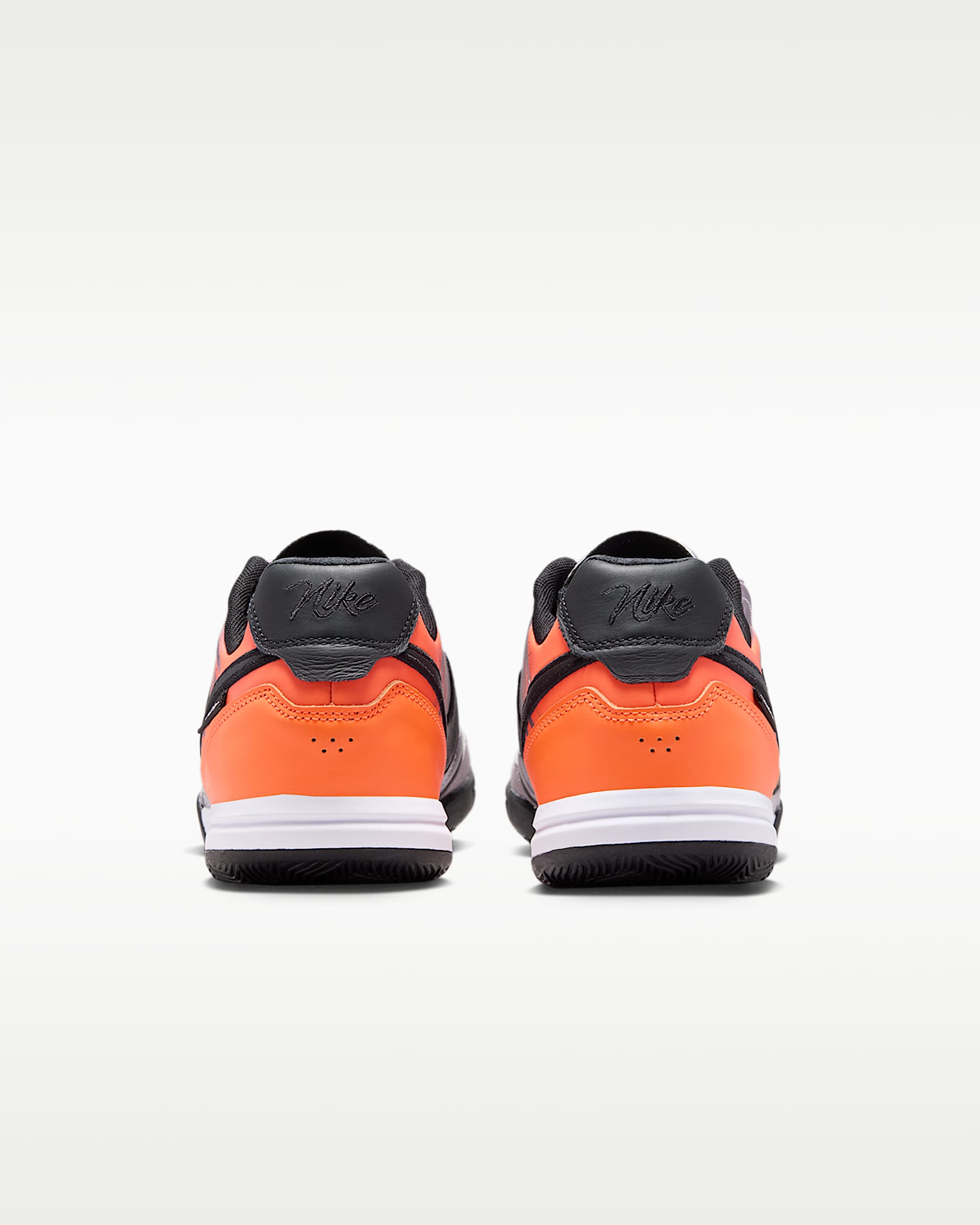 Nike Tiempo Streetgato PRM Heritage Indoor/Court Low-Top Soccer Shoes - Bleached Lilac/Total Orange/Black