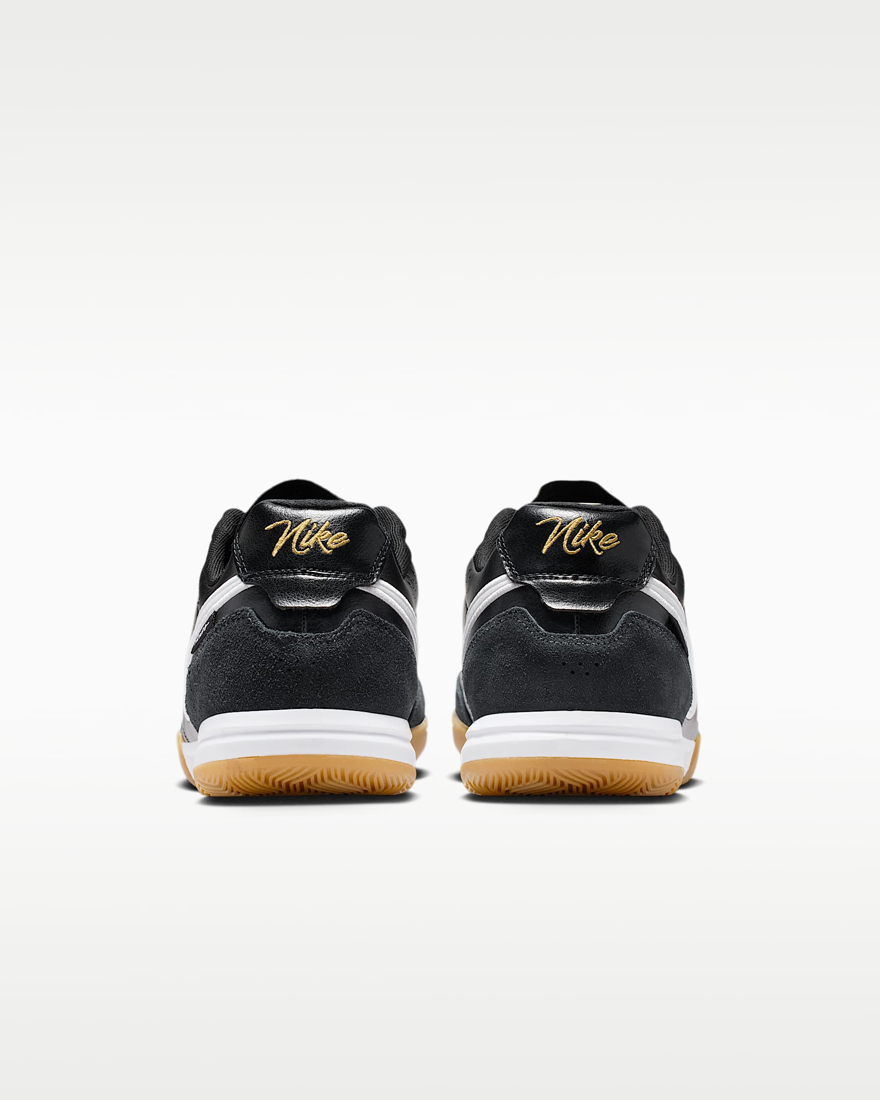Nike Tiempo Streetgato Indoor/Court Low-Top Soccer Shoes - Black/White