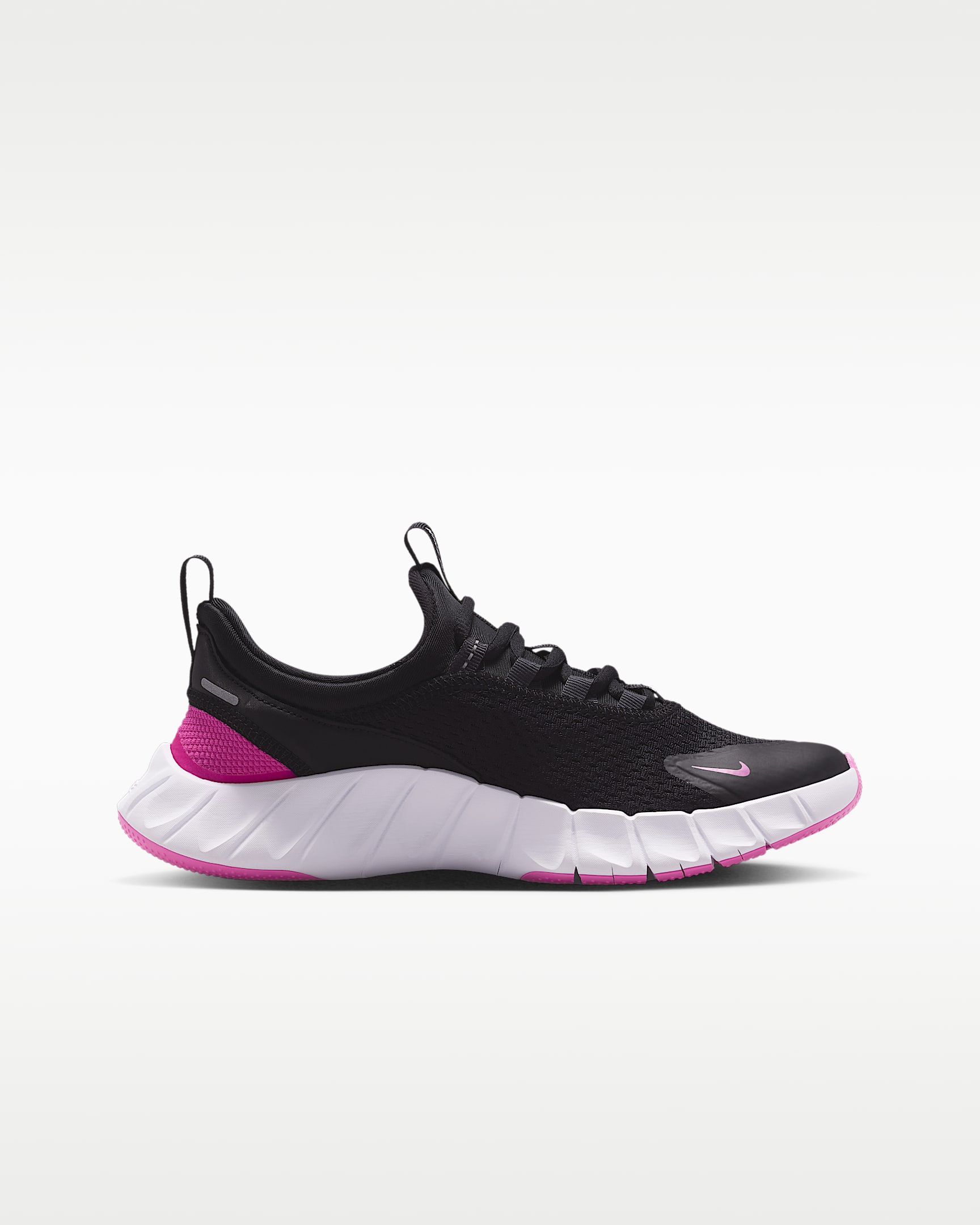 รองเท้าวิ่งเด็กโต Nike Free Ride - ดำ/Anthracite/ขาว/Playful Pink