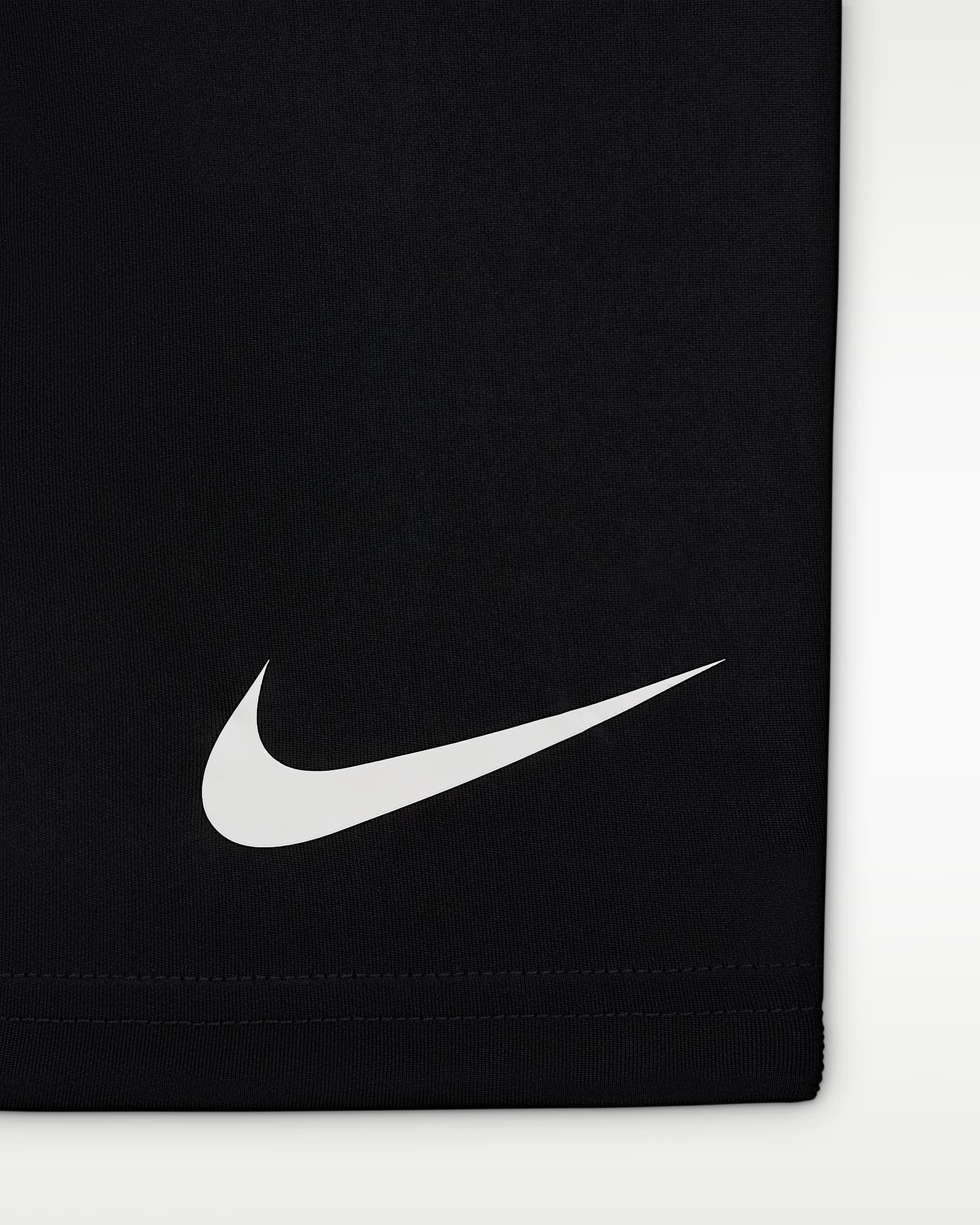 Shorts con deslizador para niños talla grande Nike Pro - Negro