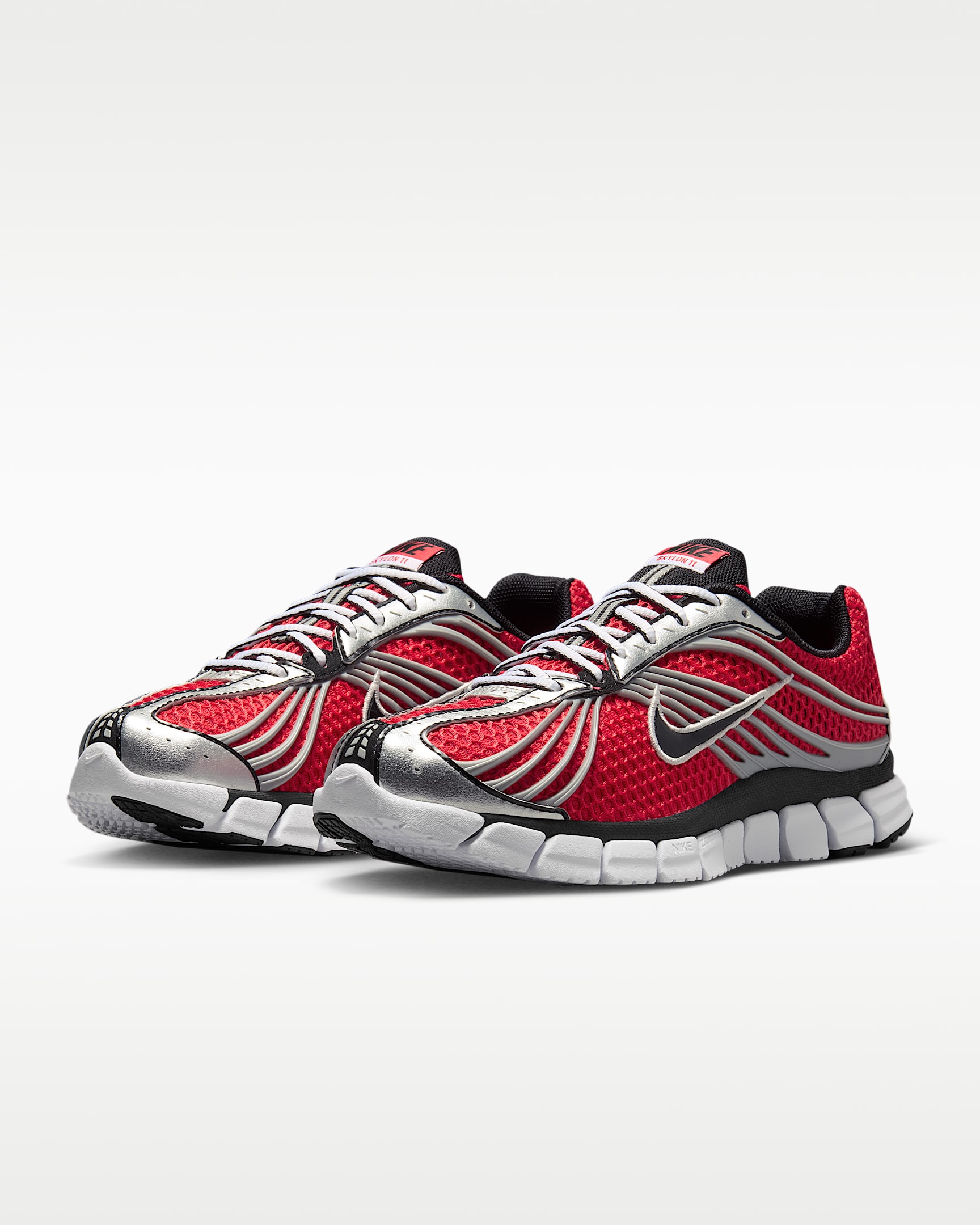 Chaussure Nike Zoom Skylon 11 pour femme - University Red/Metallic Silver/Blanc/Noir
