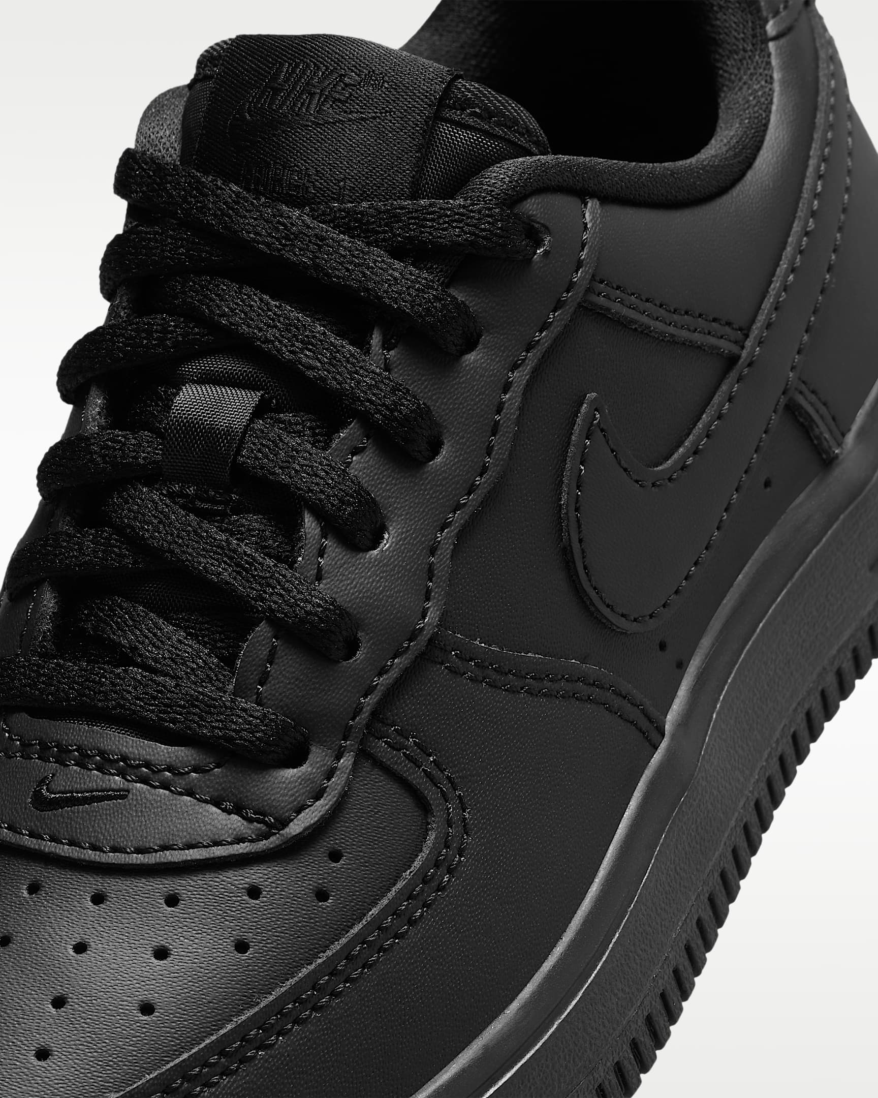 Nike Force 1 Low Little Kids' Shoes - Black/Black/Black/Black