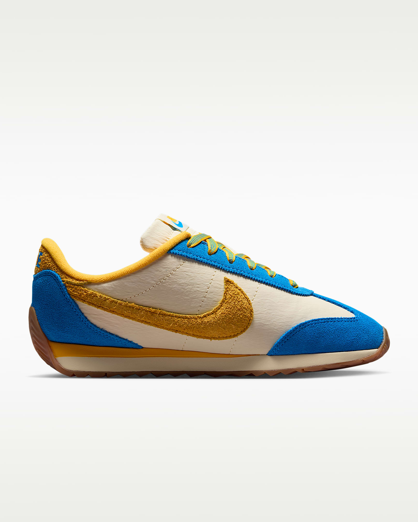 Nike Pacific "Game Day"  Women's Shoes - Coconut Milk/Photo Blue/Gum Medium Brown/University Gold
