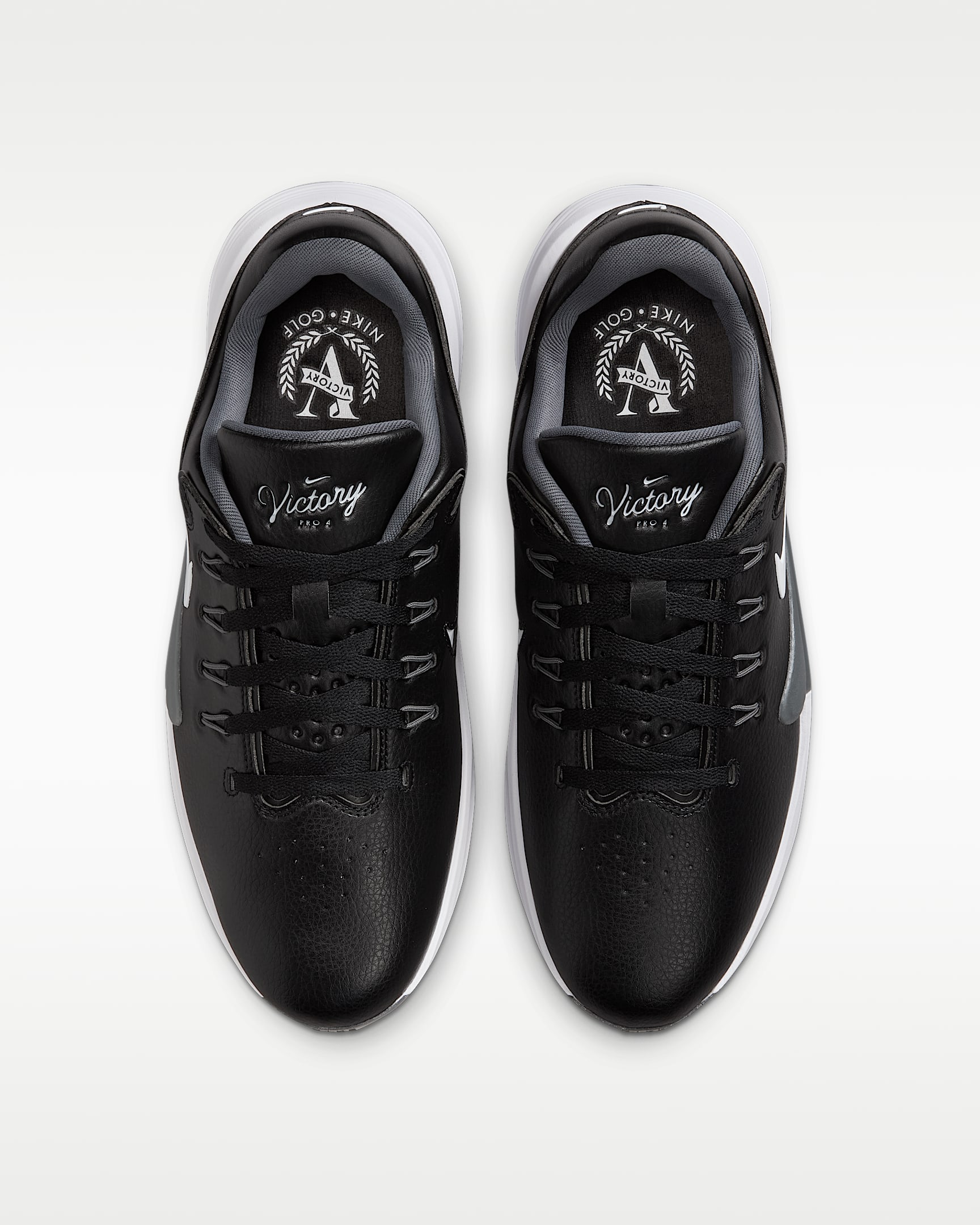 Nike Victory Pro 4 Golf Shoes - Black/Iron Grey/White