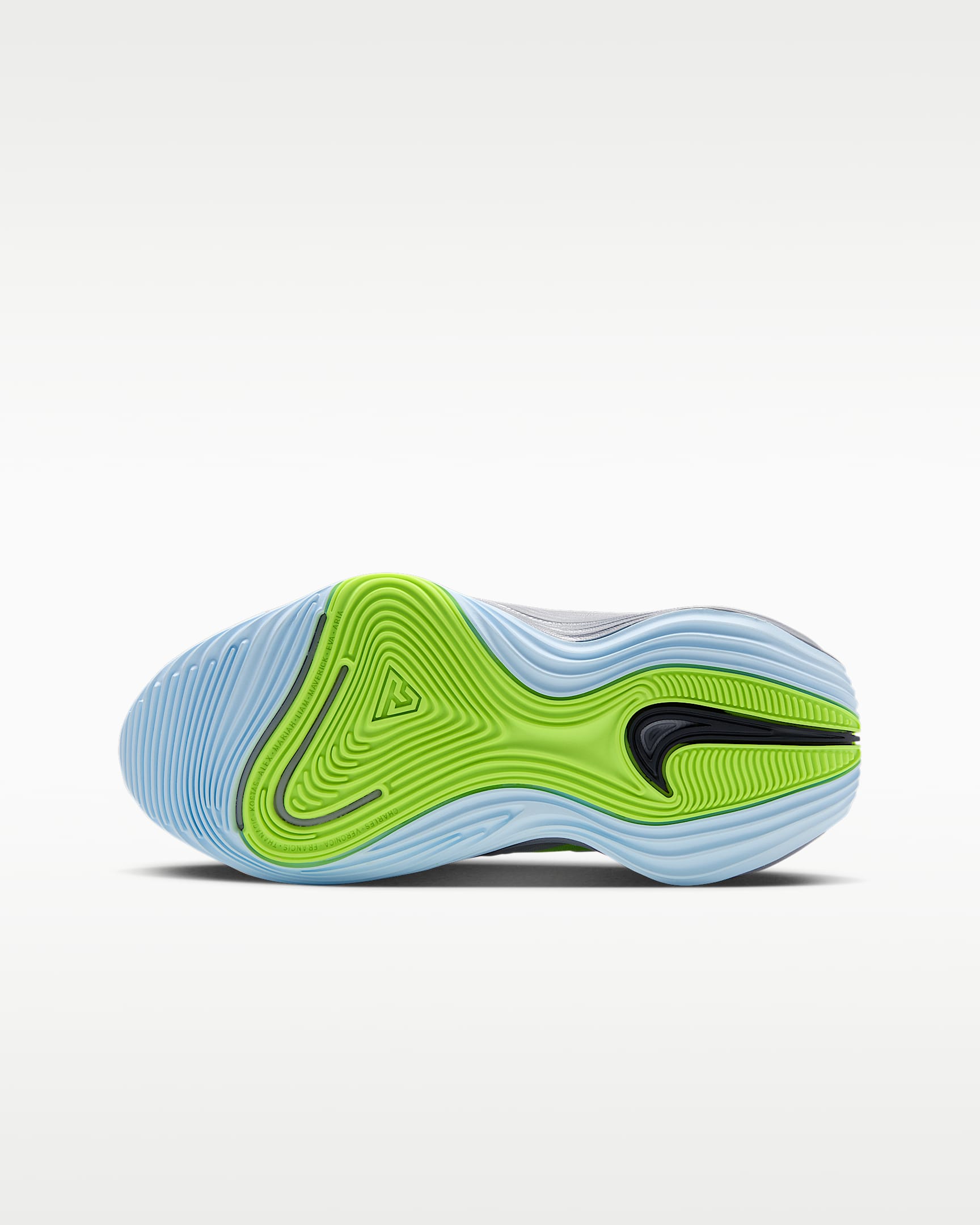 Giannis Immortality 5 Basketballschuh (ältere Kinder) - Metallic Silver/Schwarz/Volt