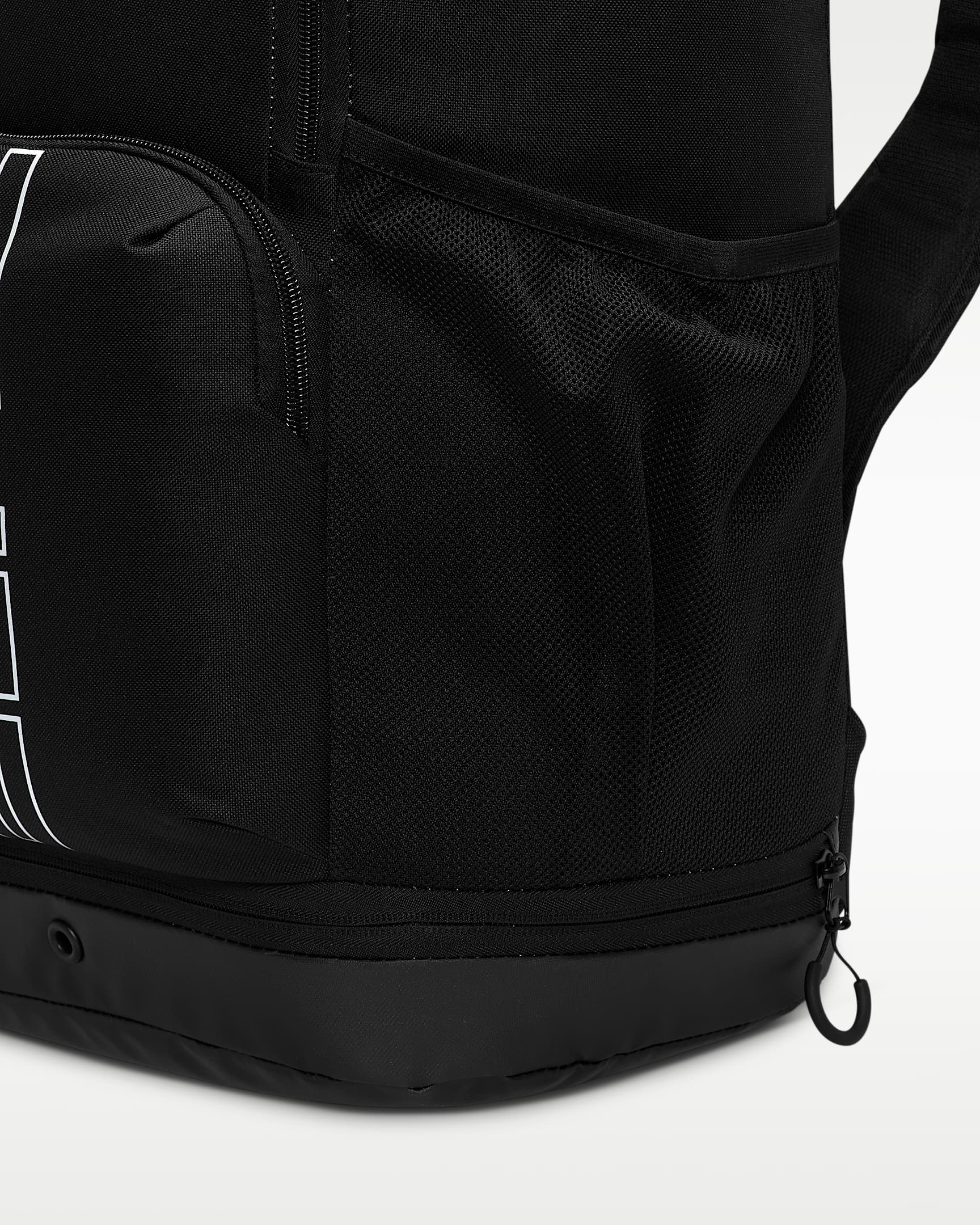 Mochila (32 L) Nike Varsity Elite - Negro/Negro/Plata metalizado