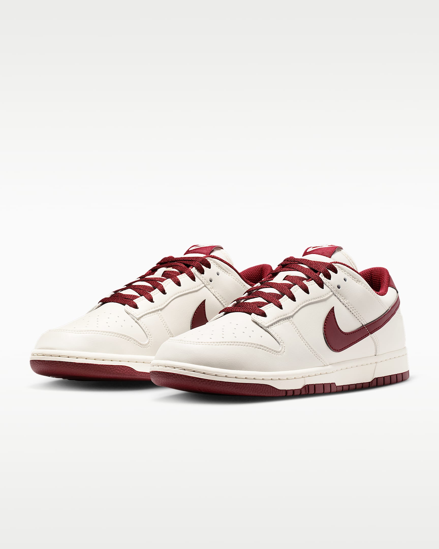 Nike Dunk Low Retro Men's Shoes - Phantom/Phantom/Team Red