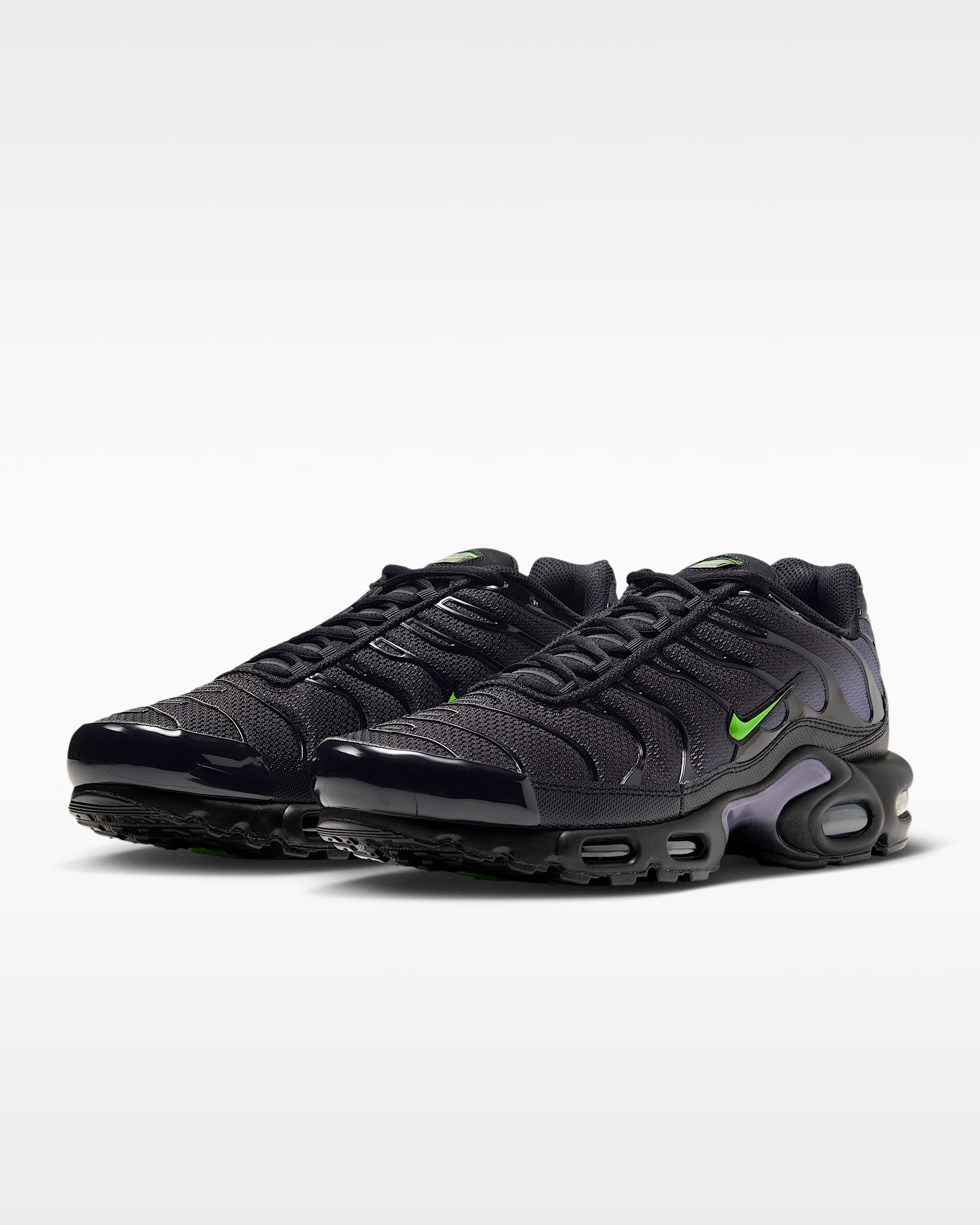Nike Air Max Plus Men's Shoes - Black/Canyon Purple/Electric Green