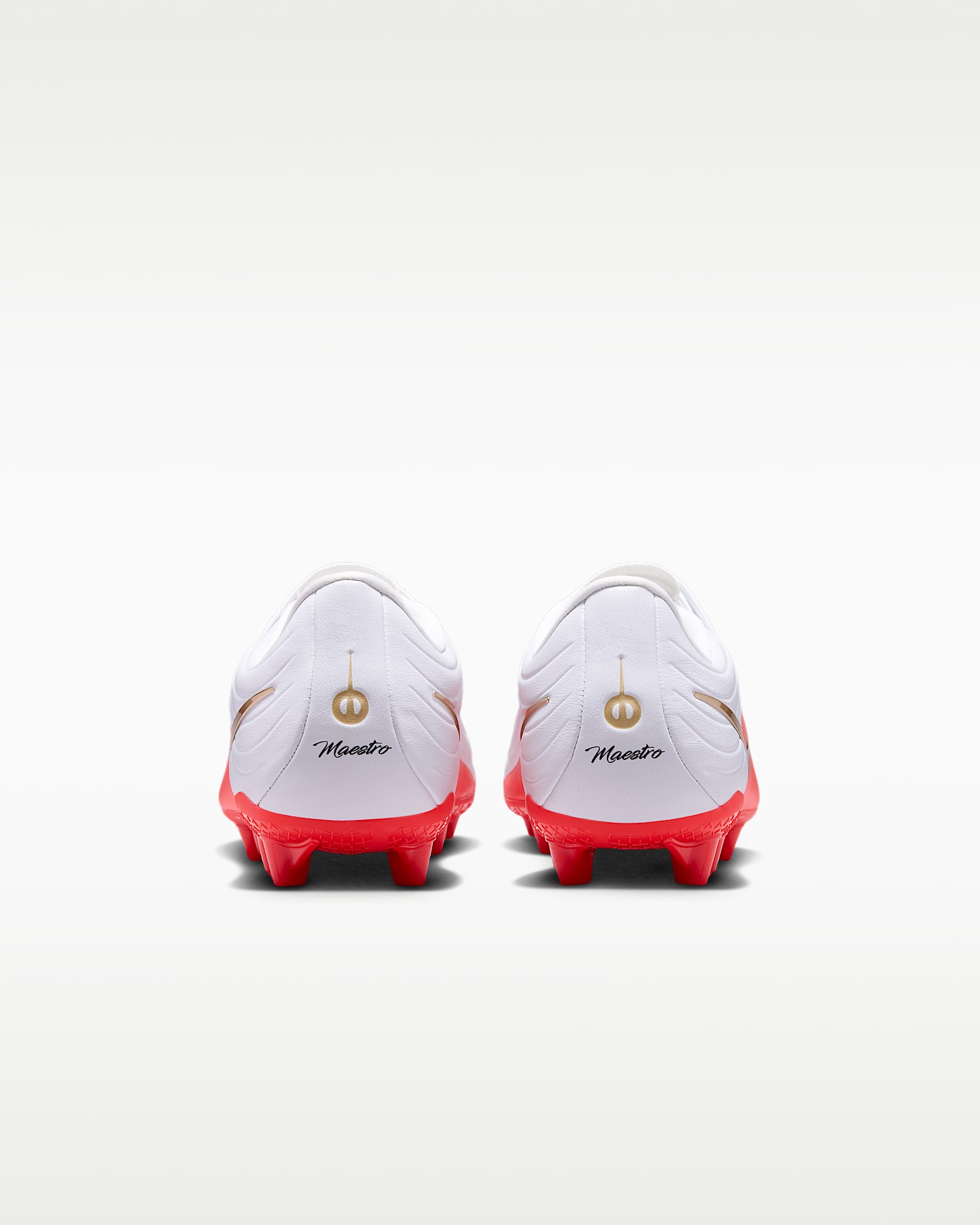 Nike Tiempo Maestro Academy Artificial-Grass Low-Top Football Boots - White/Bright Crimson/Blur
