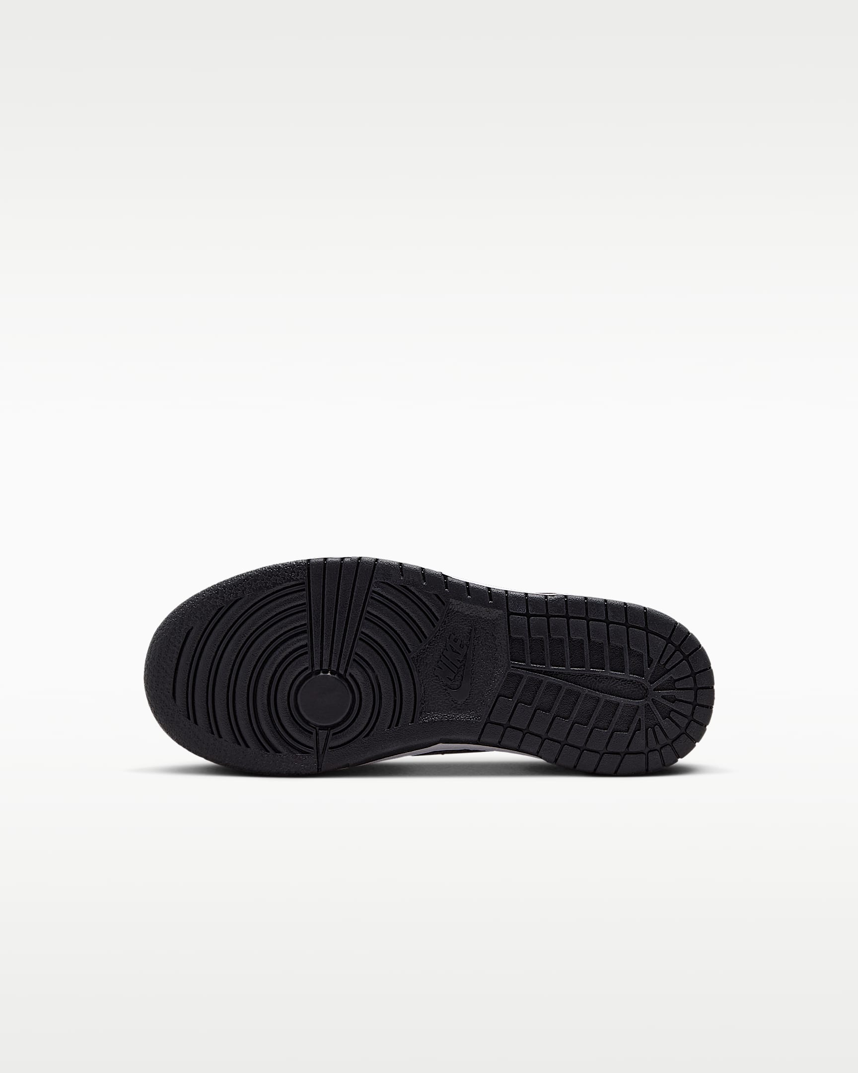 Nike Dunk Low Younger Kids' Shoes - White/White/Black