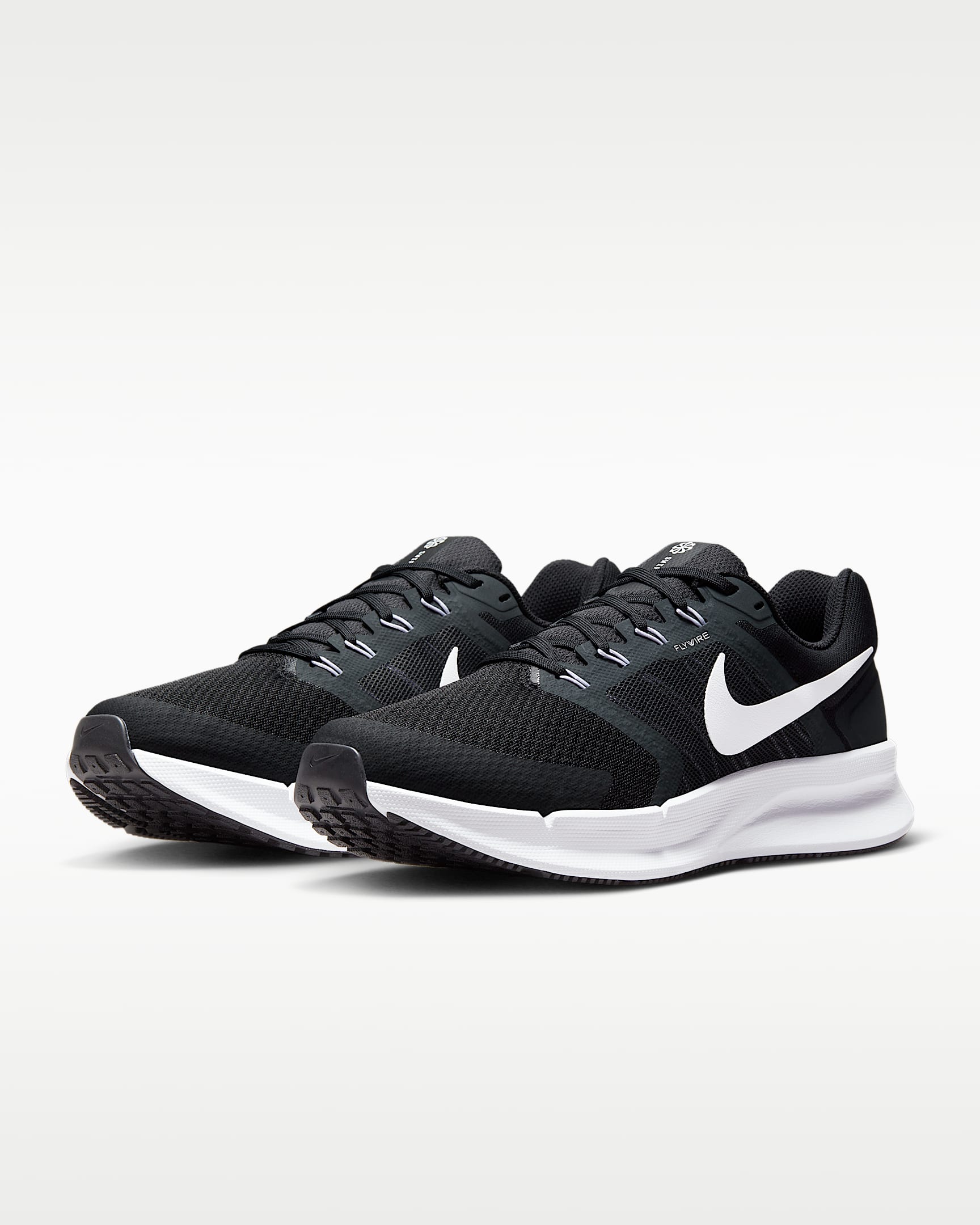 Nike Run Swift 3 Men's Road Running Shoes - Black/Dark Smoke Grey/White